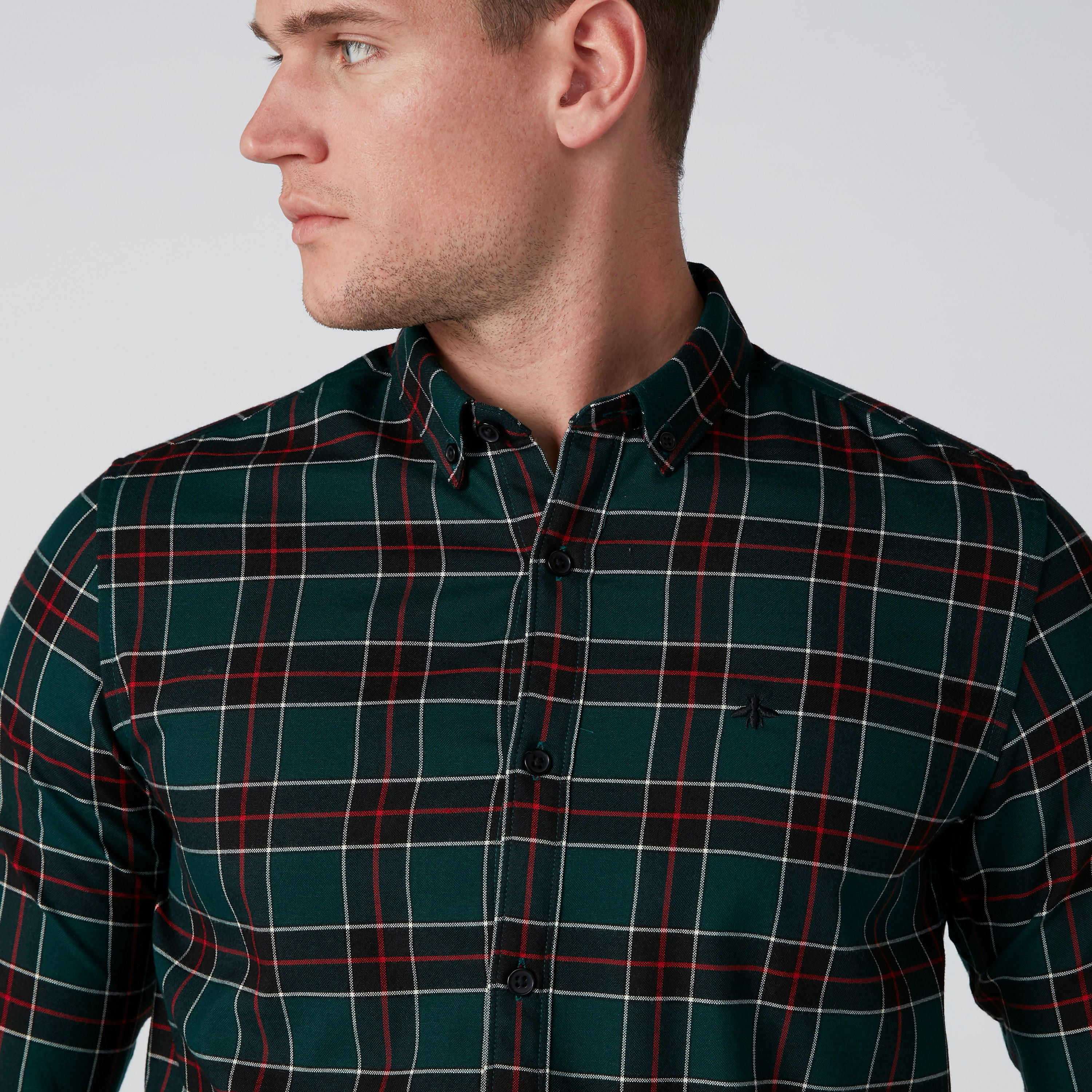 قميص كاروهات بأكمام طويلة-men-clothing-shirts-image-4
