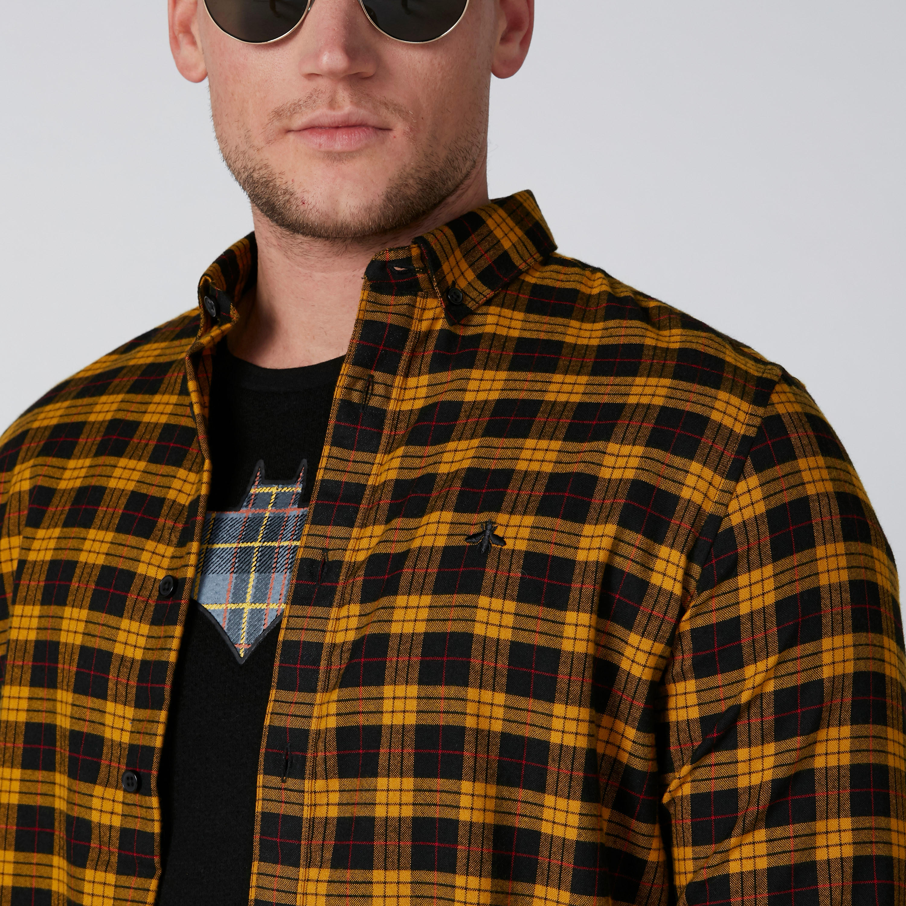 قميص كاروهات بأكمام طويلة وأزرار-men-clothing-shirts-image-5