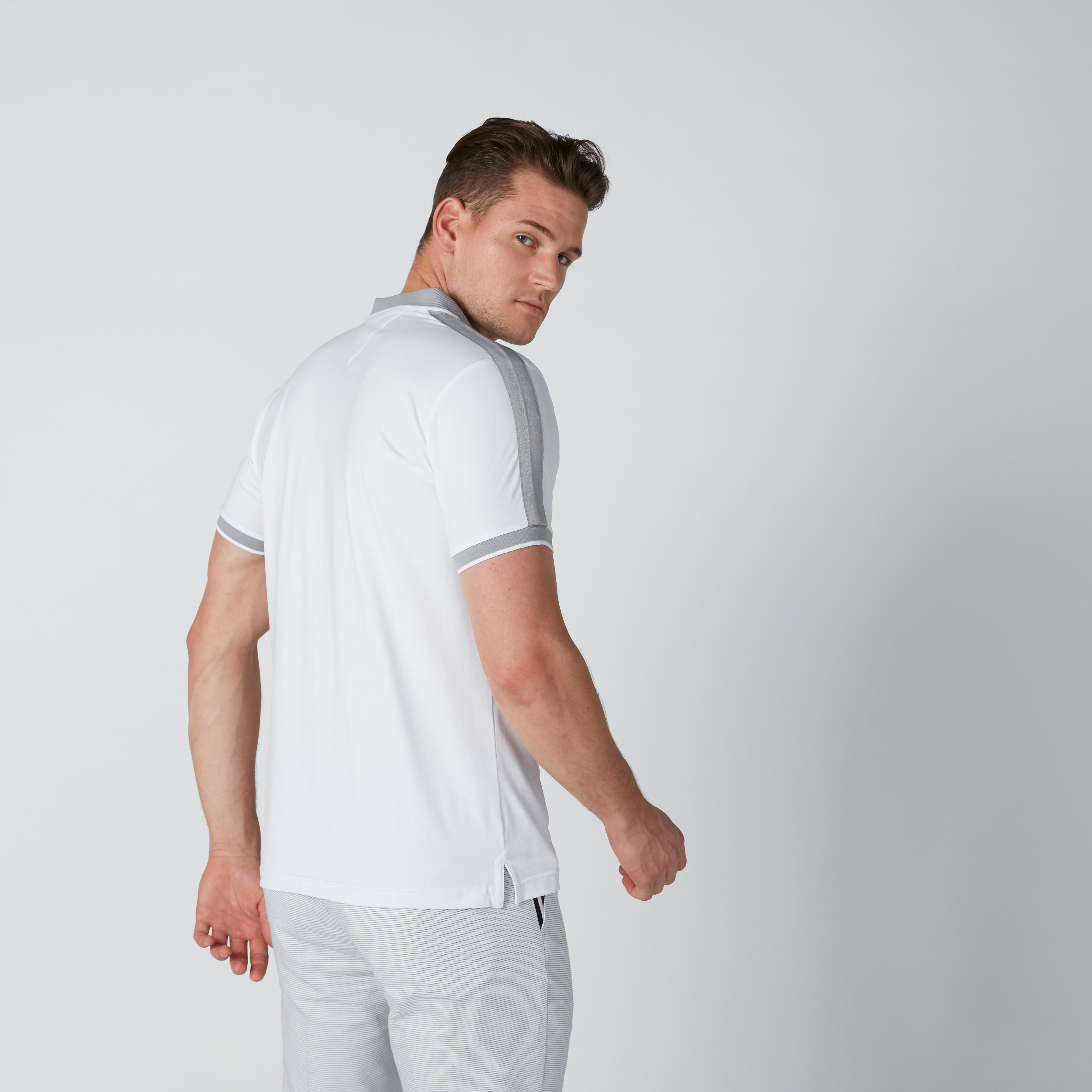 تيشيرت بقصّة عادية وياقة بولو وأكمام قصيرة-men-clothing-tshirtsandpolos-polos-image-2