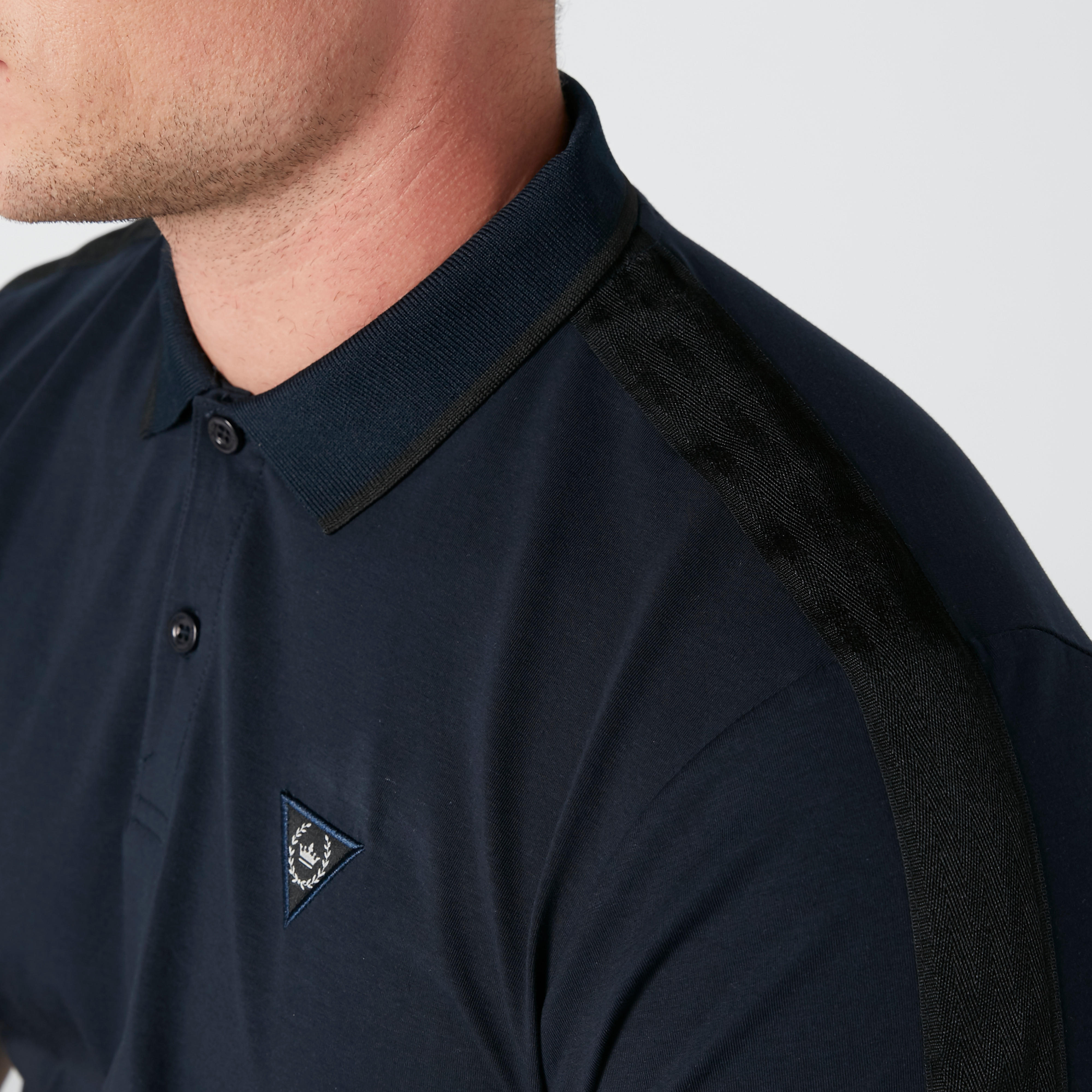 تيشيرت بياقة بولو وأكمام قصيرة وشريطة-men-clothing-tshirtsandpolos-polos-image-4