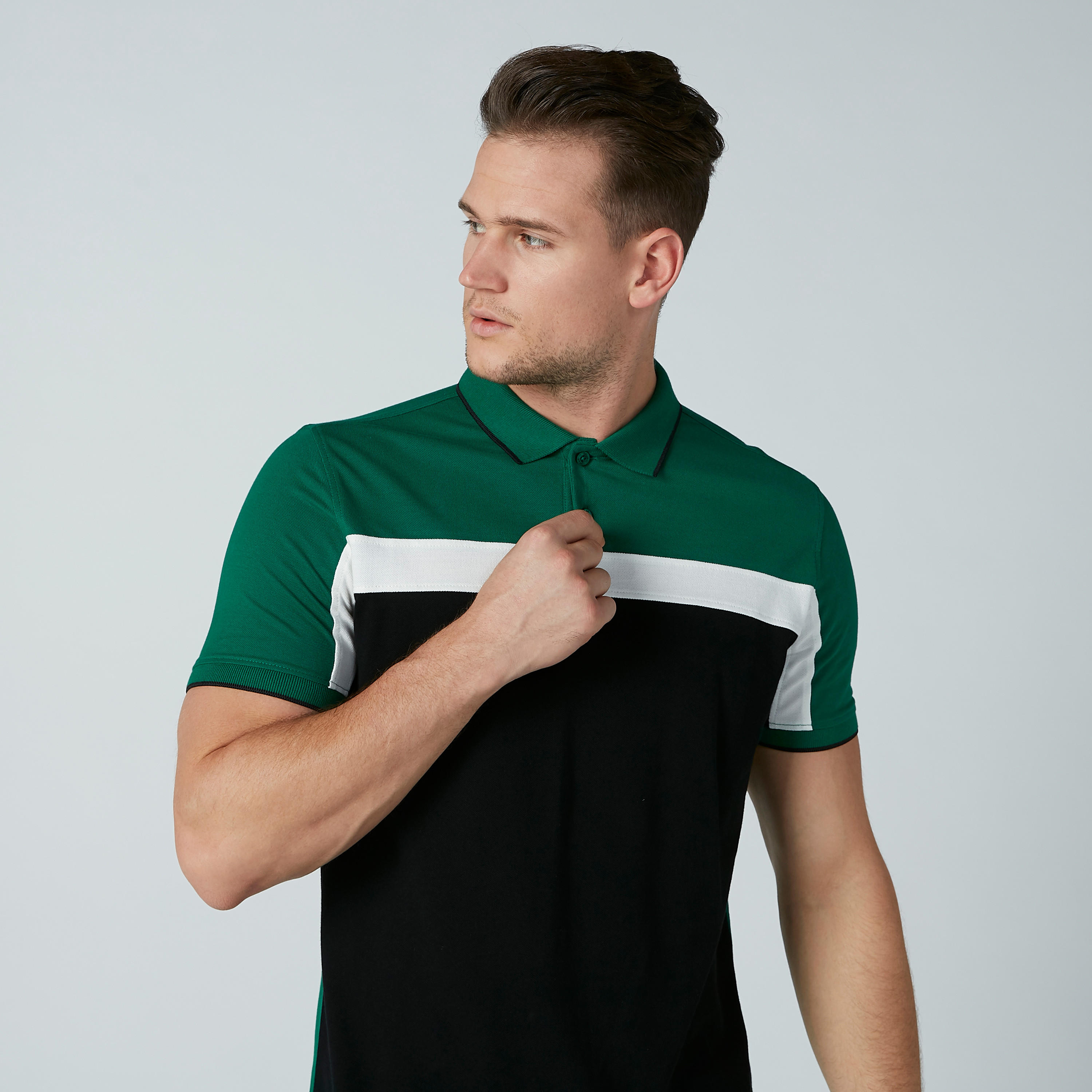 تيشيرت بياقة بولو وأكمام قصيرة-men-clothing-tshirtsandpolos-polos-image-2