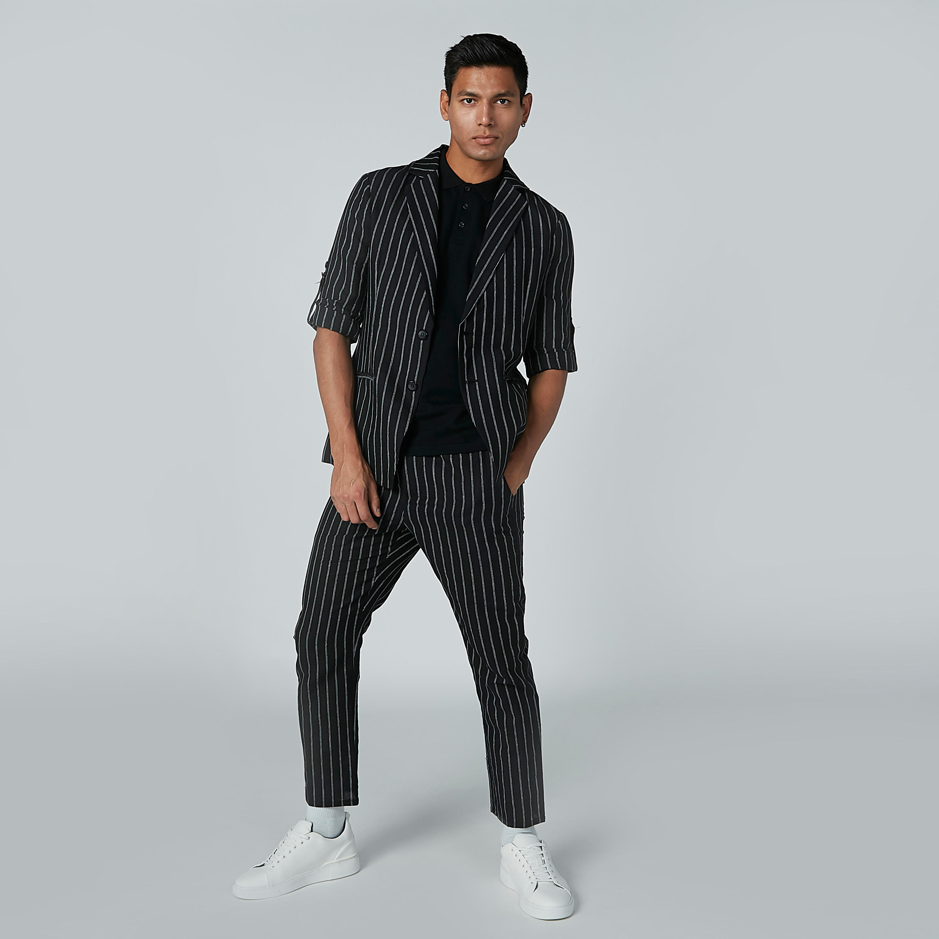 تيشيرت سادة بياقة بولو وأكمام قصيرة-men-clothing-tshirtsandpolos-polos-image-1