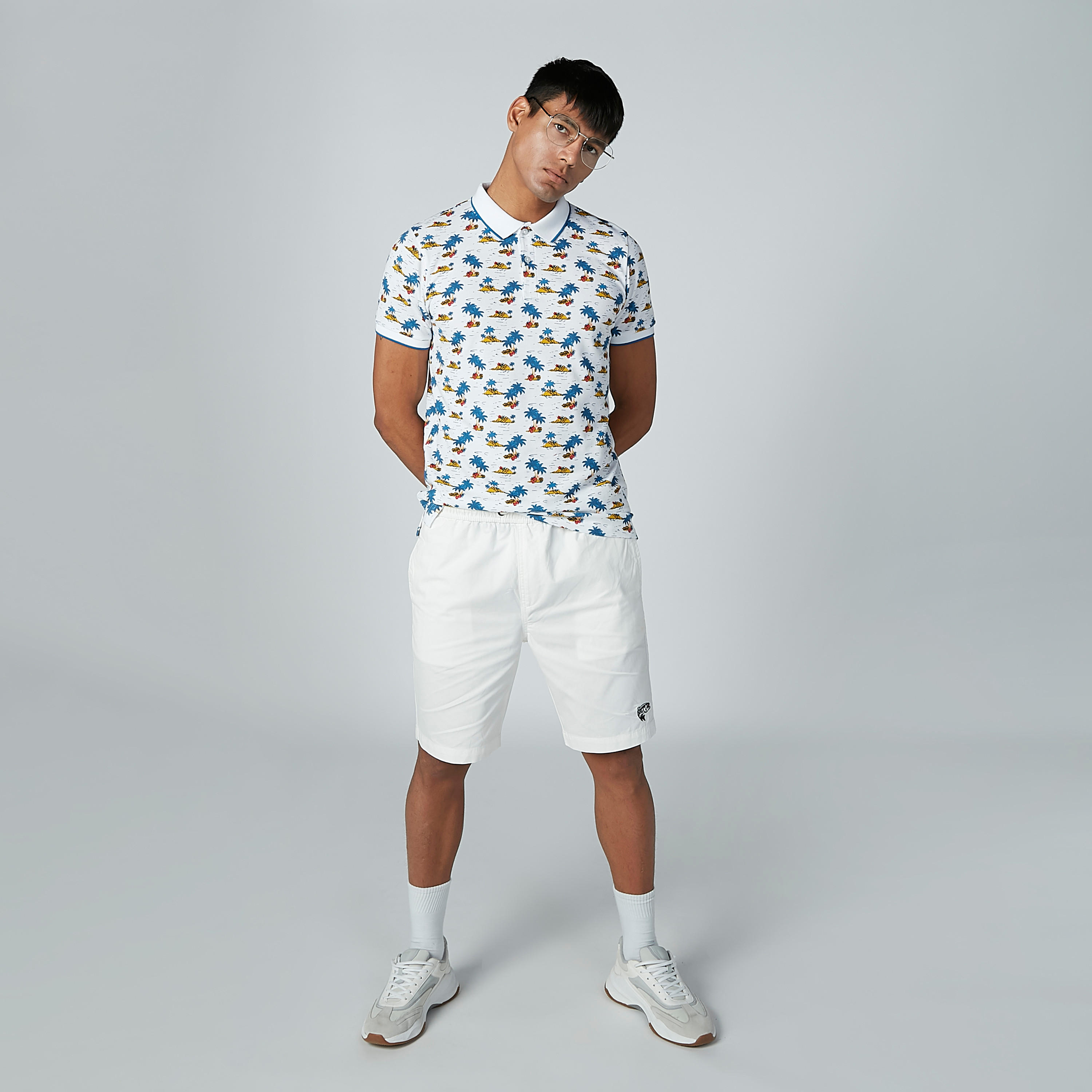 تيشيرت بياقة بولو وأكمام قصيرة وطبعات-men-clothing-tshirtsandpolos-polos-image-2
