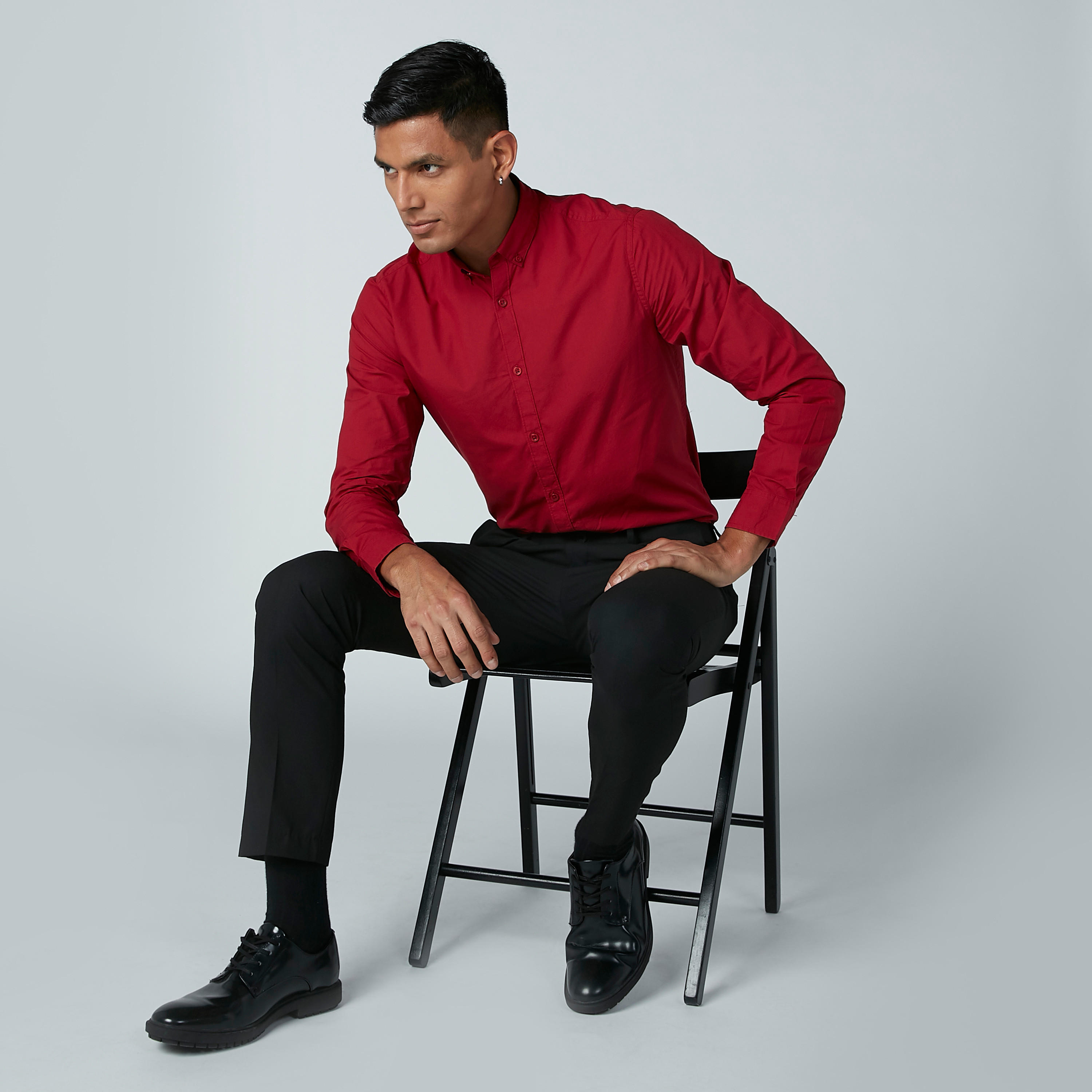 قميص سادة بأكمام طويلة وأزرار-men-clothing-shirts-image-5