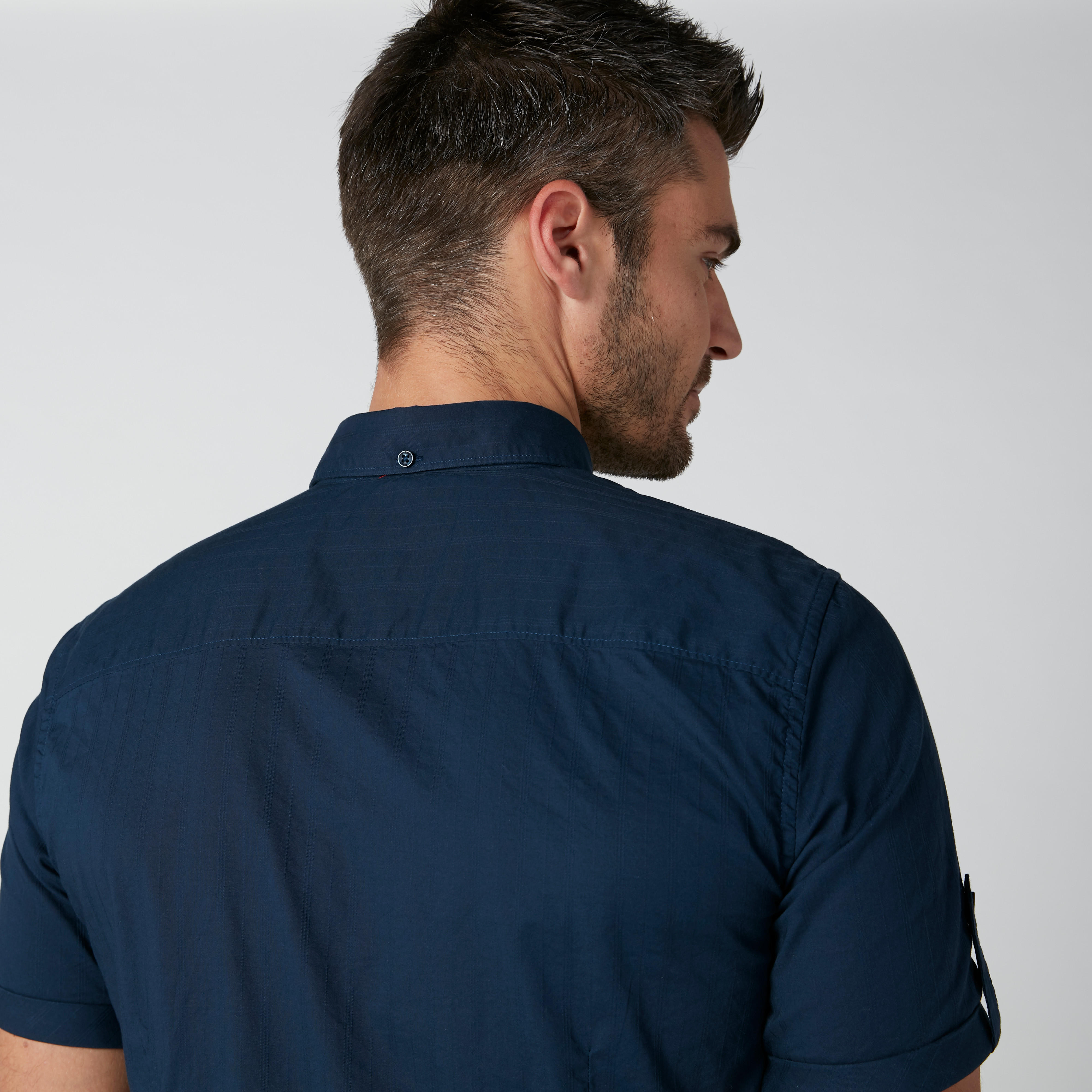 قميص بأكمام قصيرة وأزرار-men-clothing-shirts-image-3