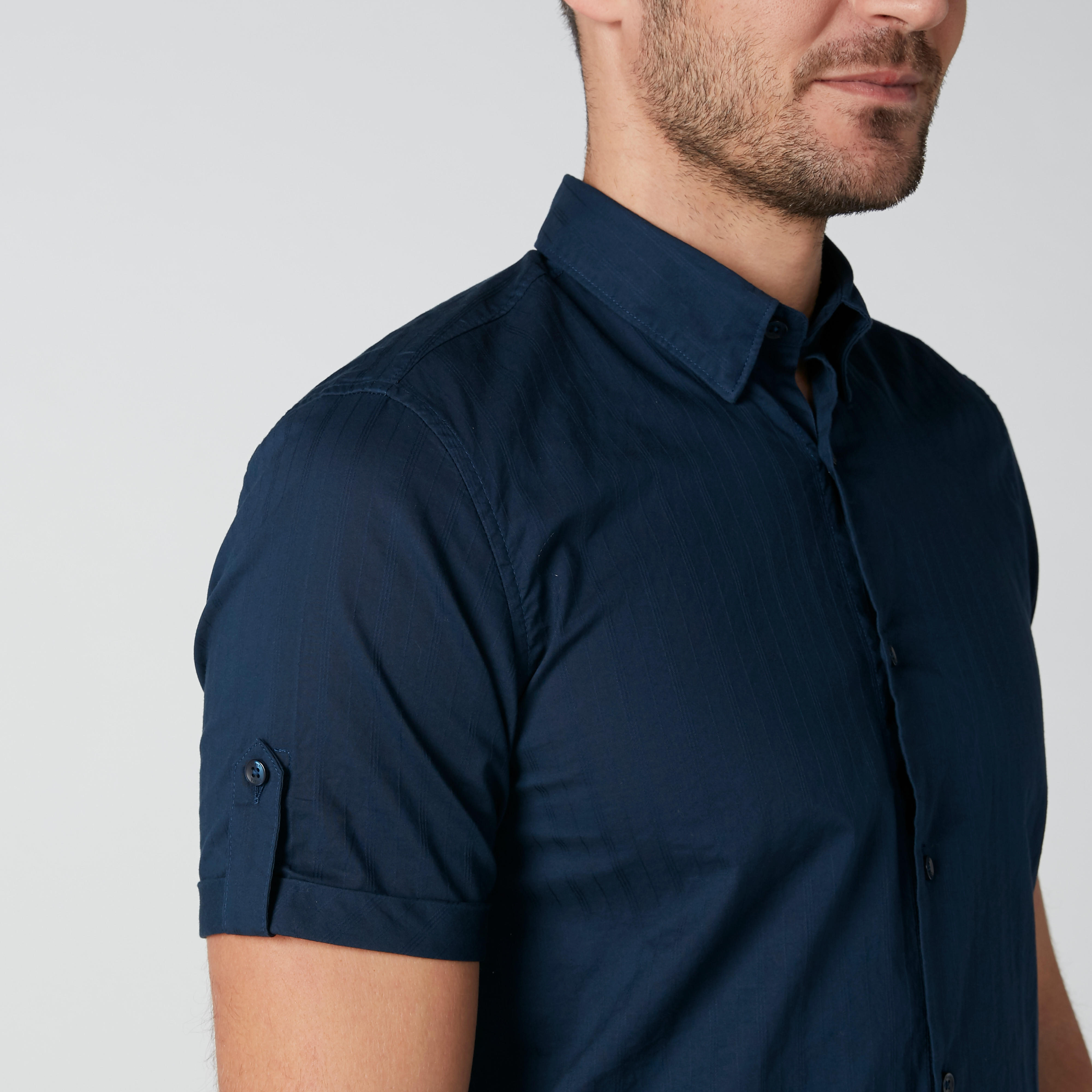قميص بأكمام قصيرة وأزرار-men-clothing-shirts-image-2