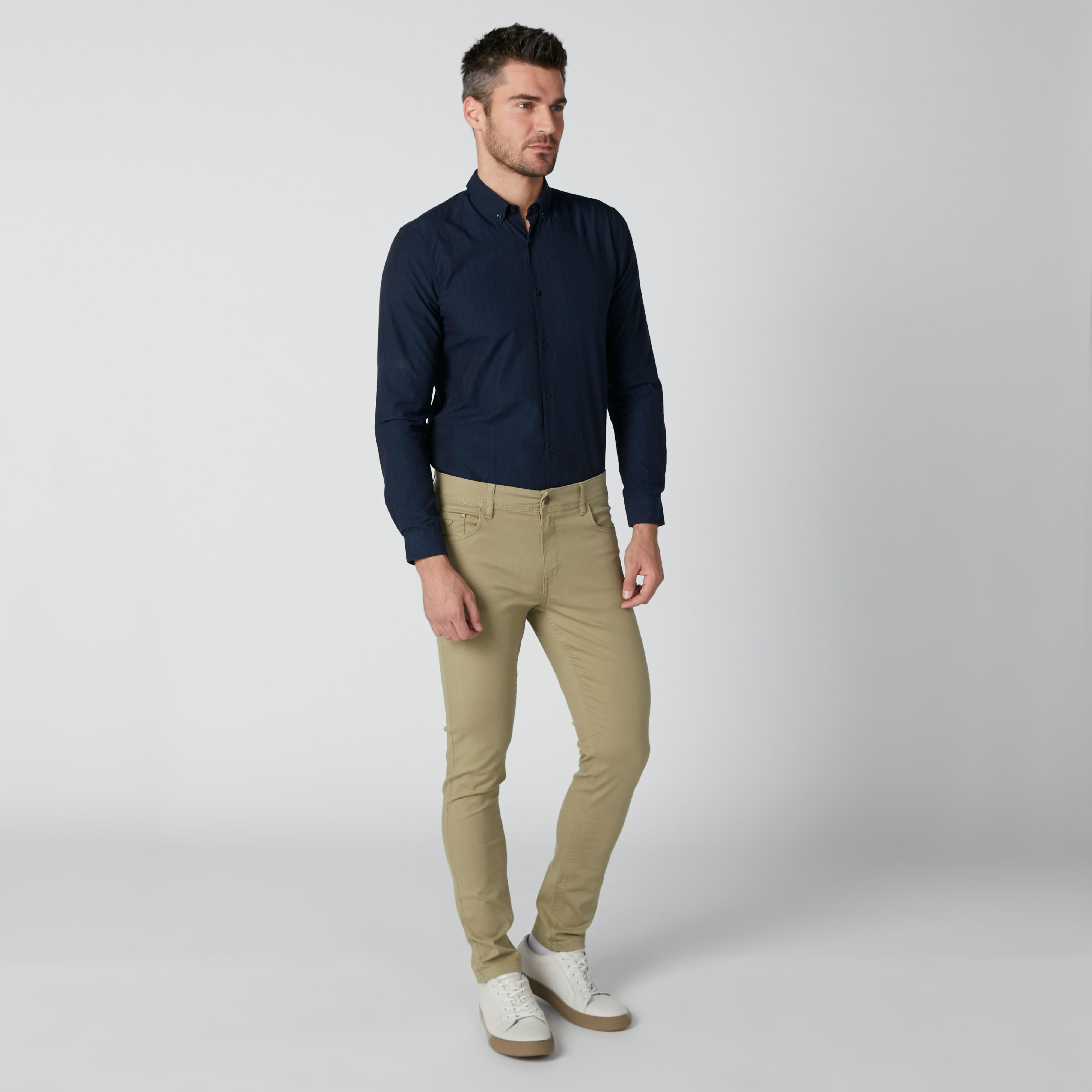 قميص بأكمام طويلة وأزرار-men-clothing-shirts-image-2