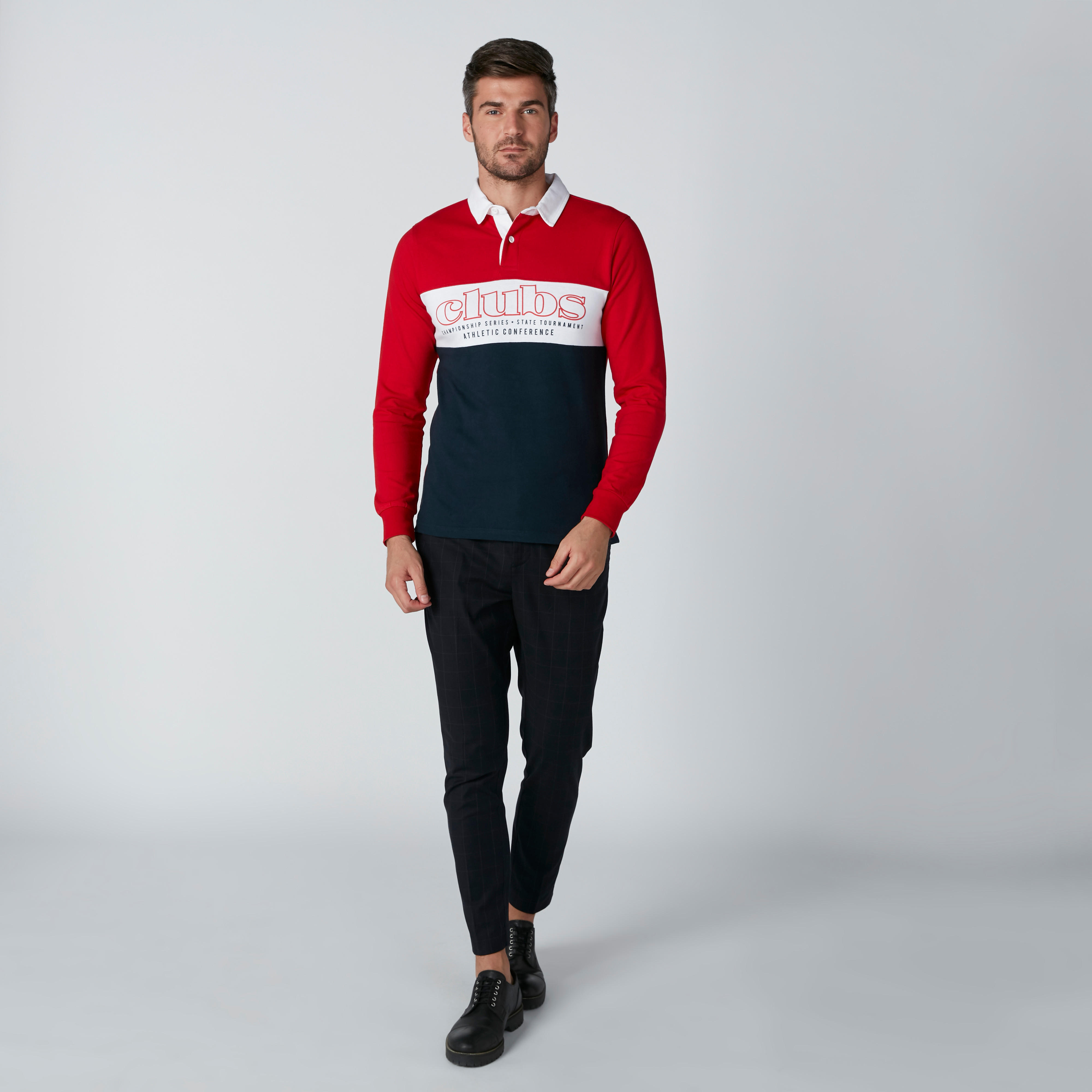 تيشيرت بياقة بولو وأكمام طويلة وطبعات-men-clothing-tshirtsandpolos-polos-image-3