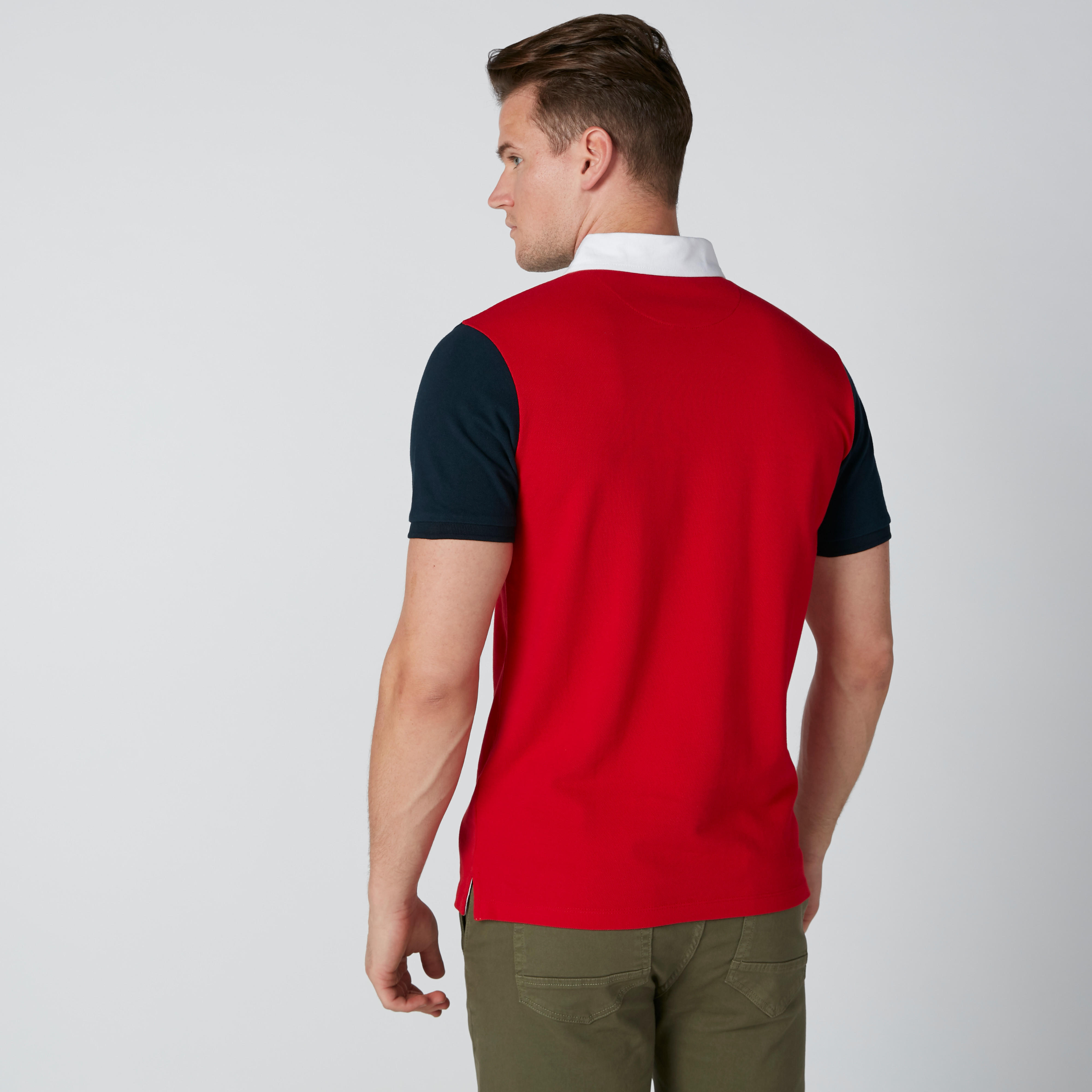 Embroidered T-Shirt with Polo Neck and Short Sleeves-men-clothing-tshirtsandpolos-polos-image-2