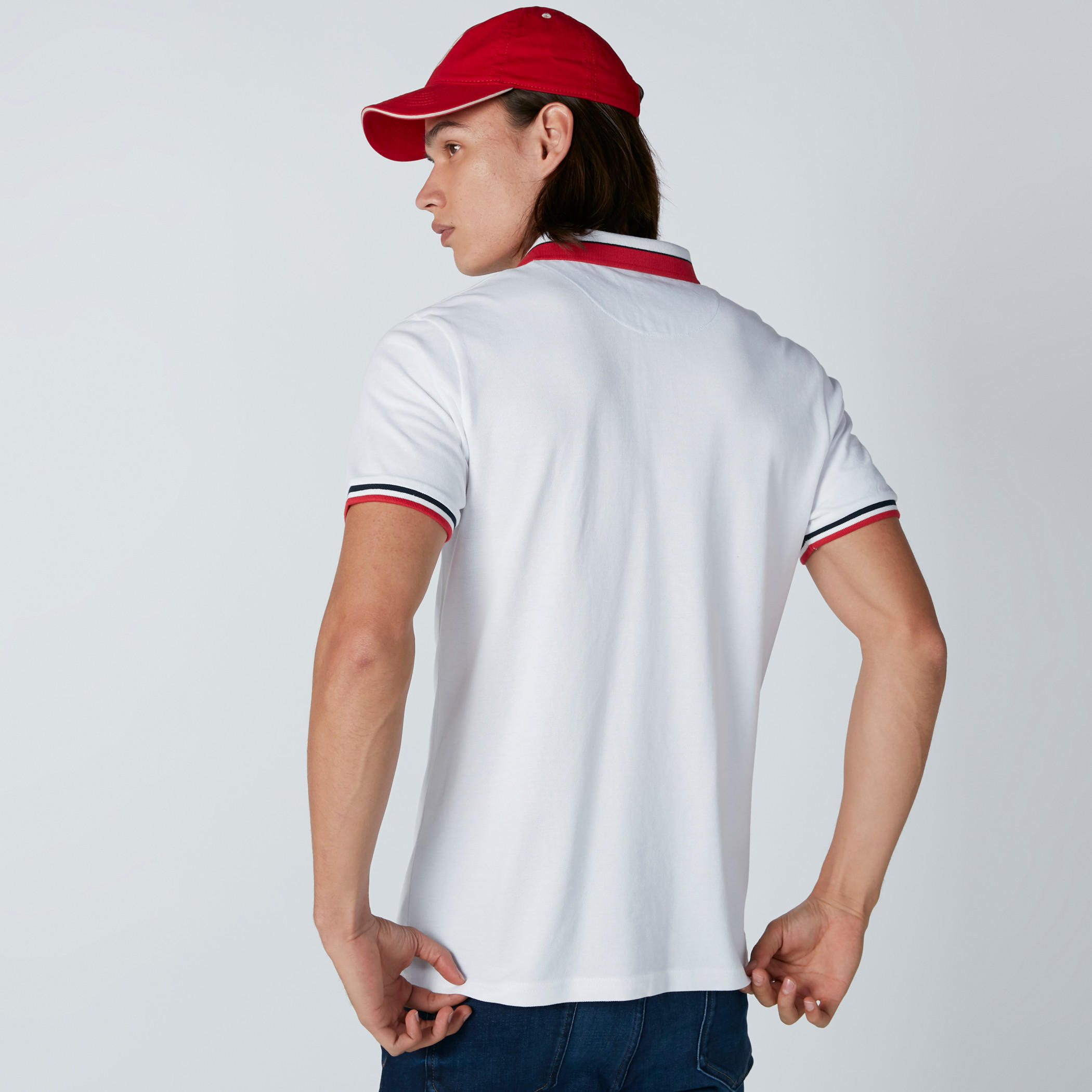 Polo Neck T-Shirt with Printed Chest Pocket-men-clothing-tshirtsandpolos-polos-image-3