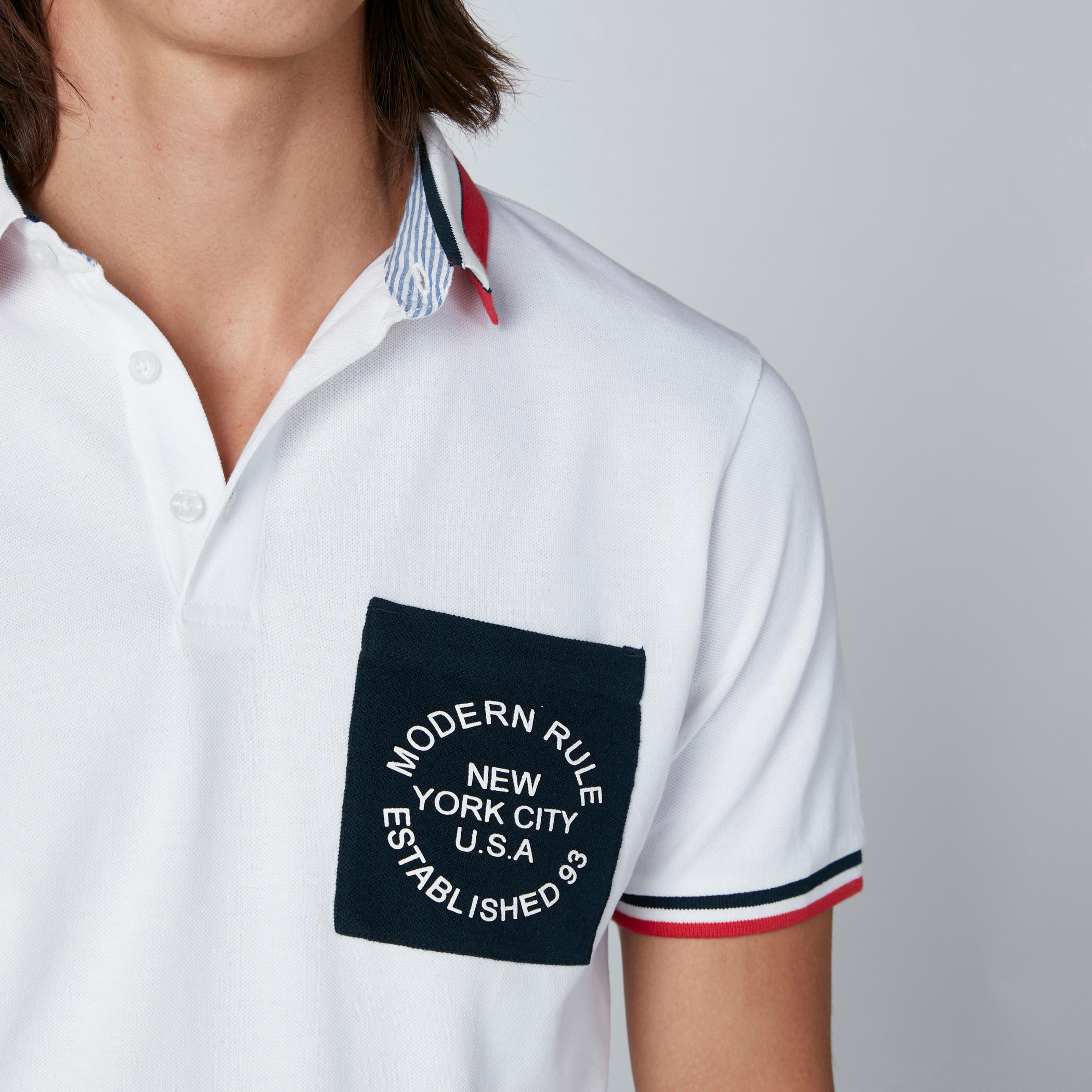 Polo Neck T-Shirt with Printed Chest Pocket-men-clothing-tshirtsandpolos-polos-image-4