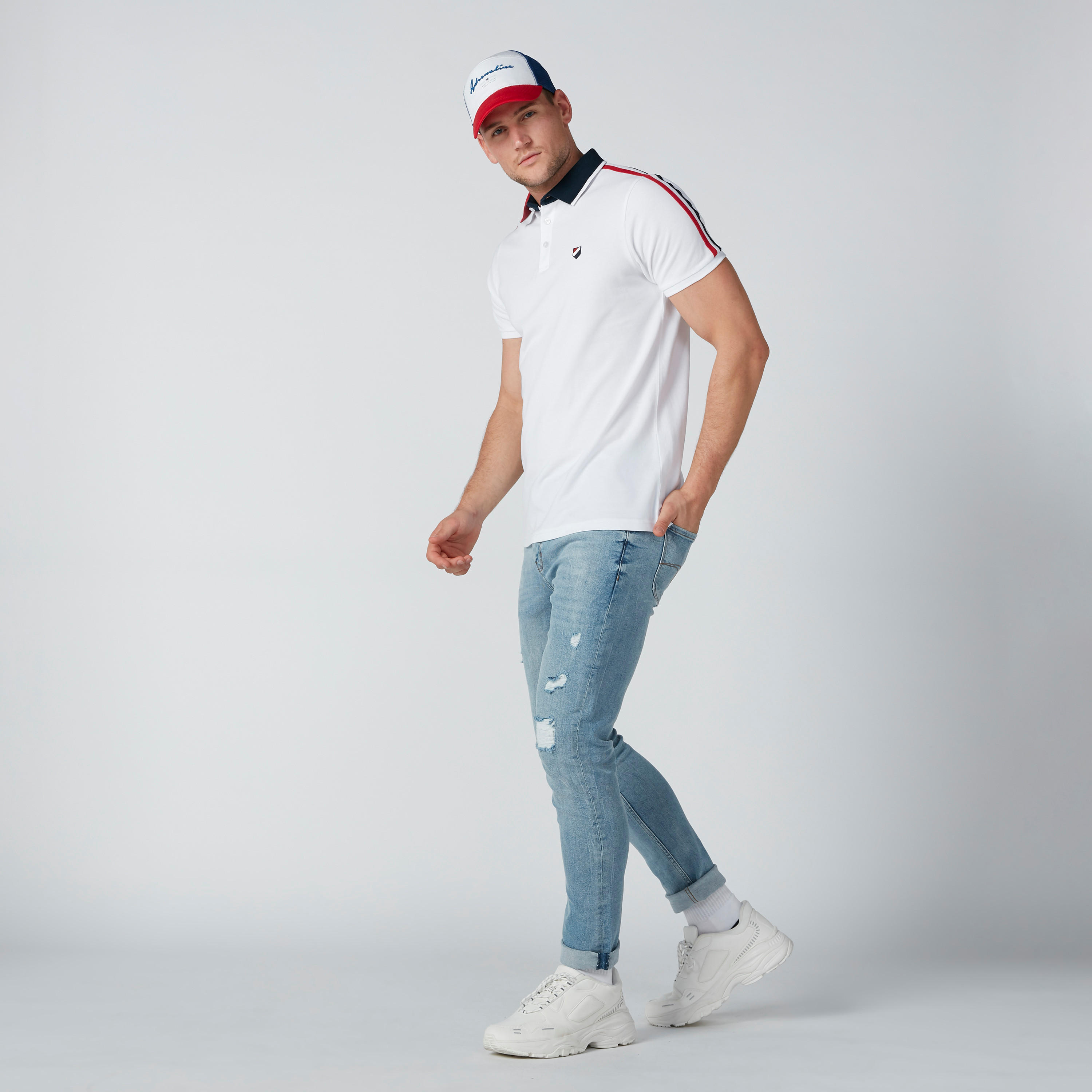 تيشيرت بياقة بولو وشريطة-men-clothing-tshirtsandpolos-polos-image-1