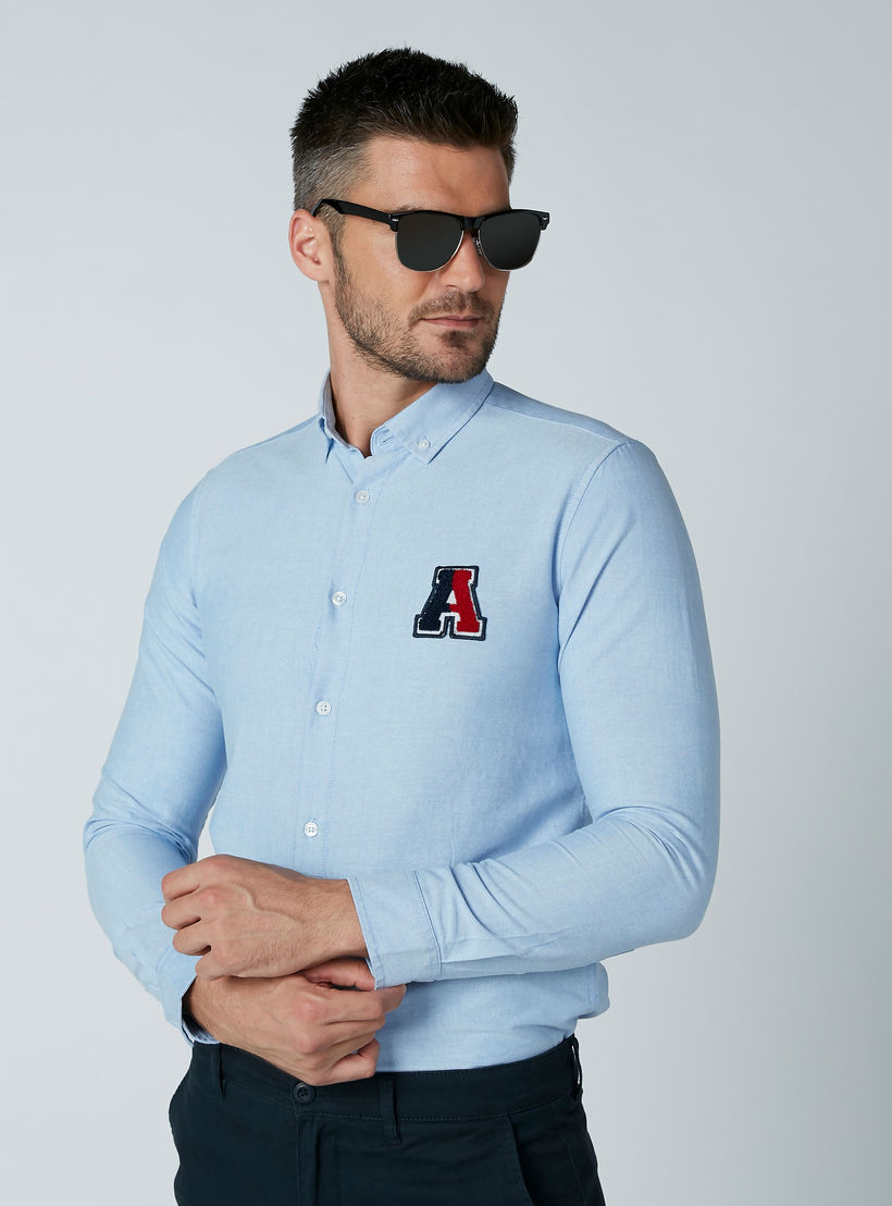 قميص بأكمام طويلة وأزرار وتزيينات-men-clothing-shirts-image-1