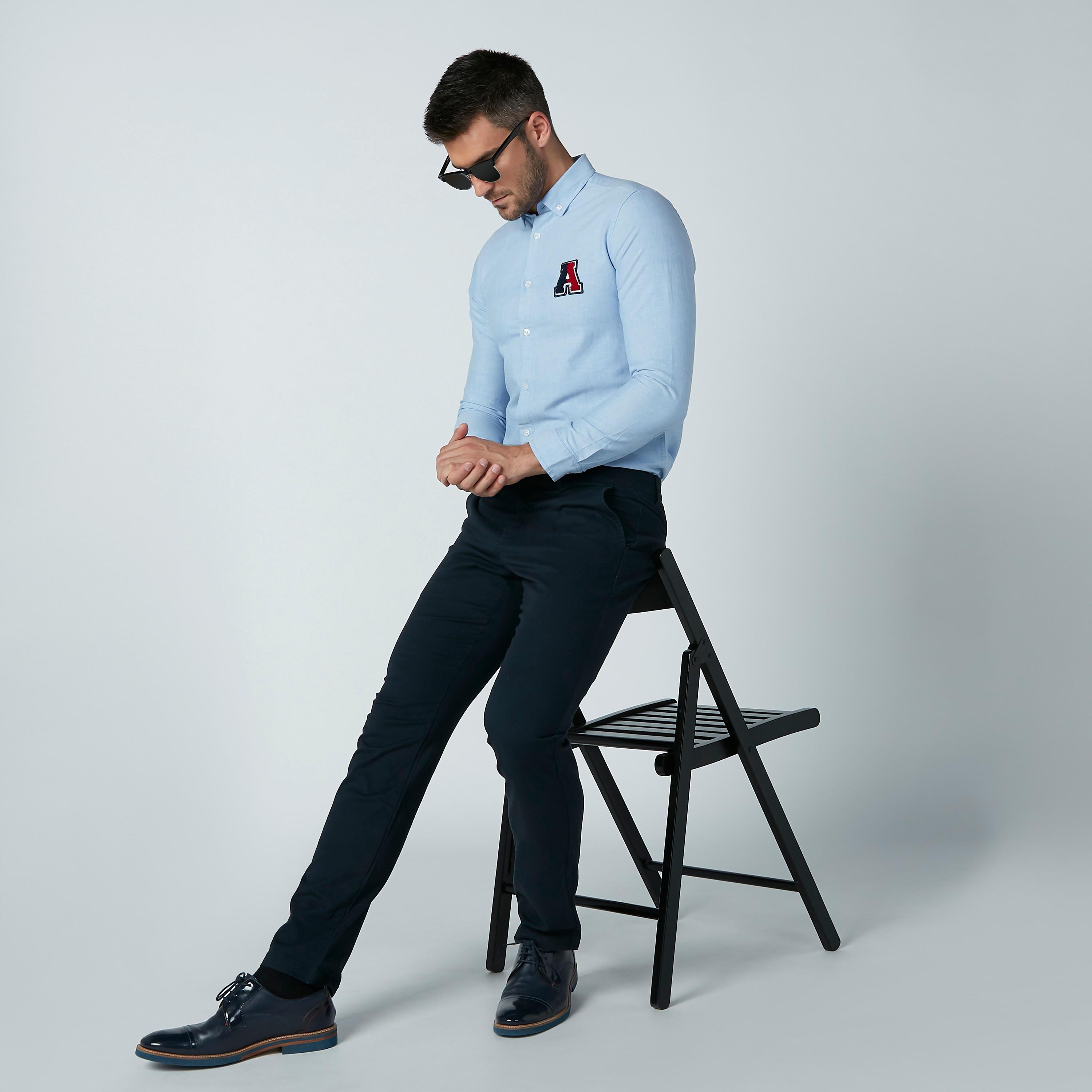 قميص بأكمام طويلة وأزرار وتزيينات-men-clothing-shirts-image-2