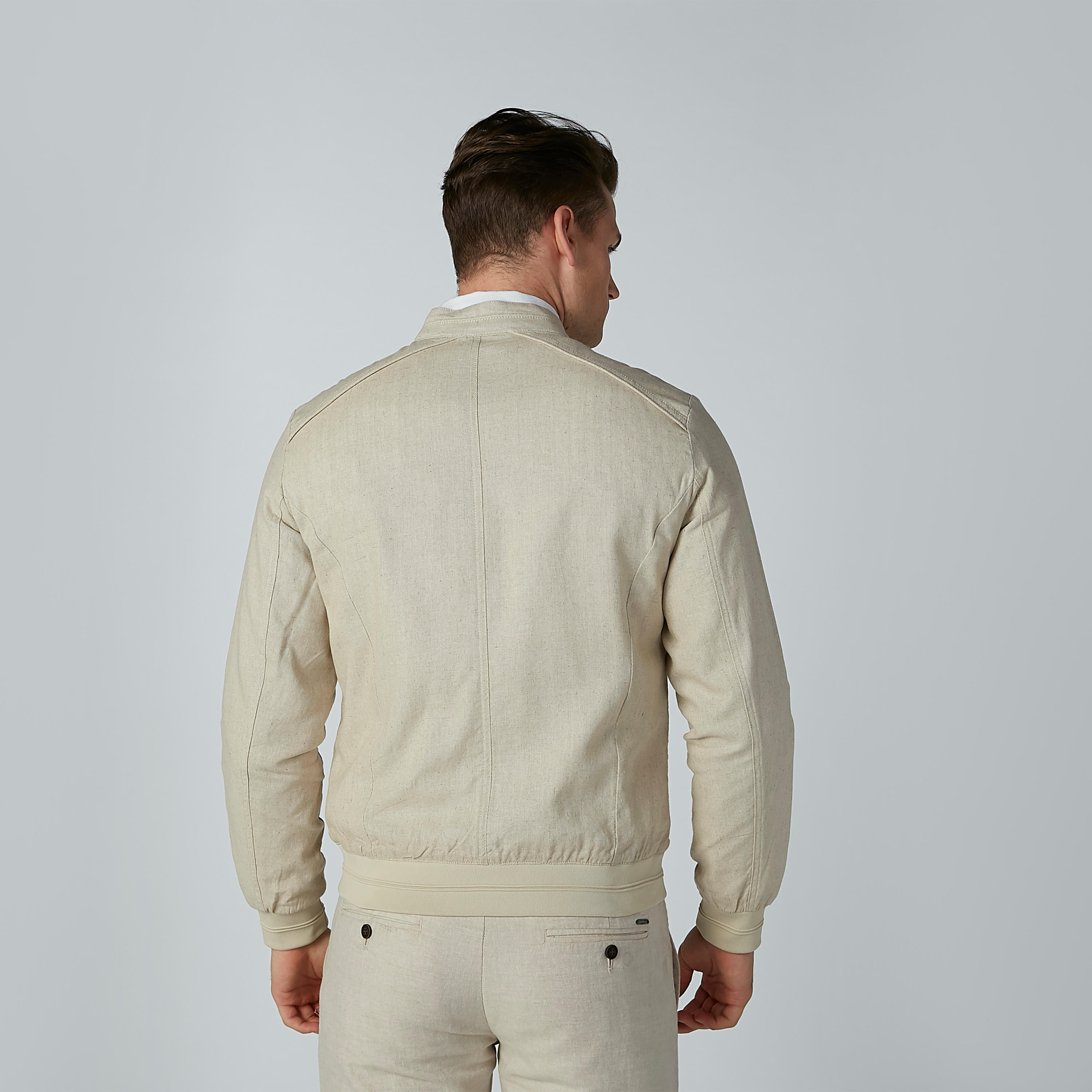 جاكيت بومبر سادة بأكمام طويلة وجيوب كانجارو-men-clothing-jacketsandblazers-jackets-image-5