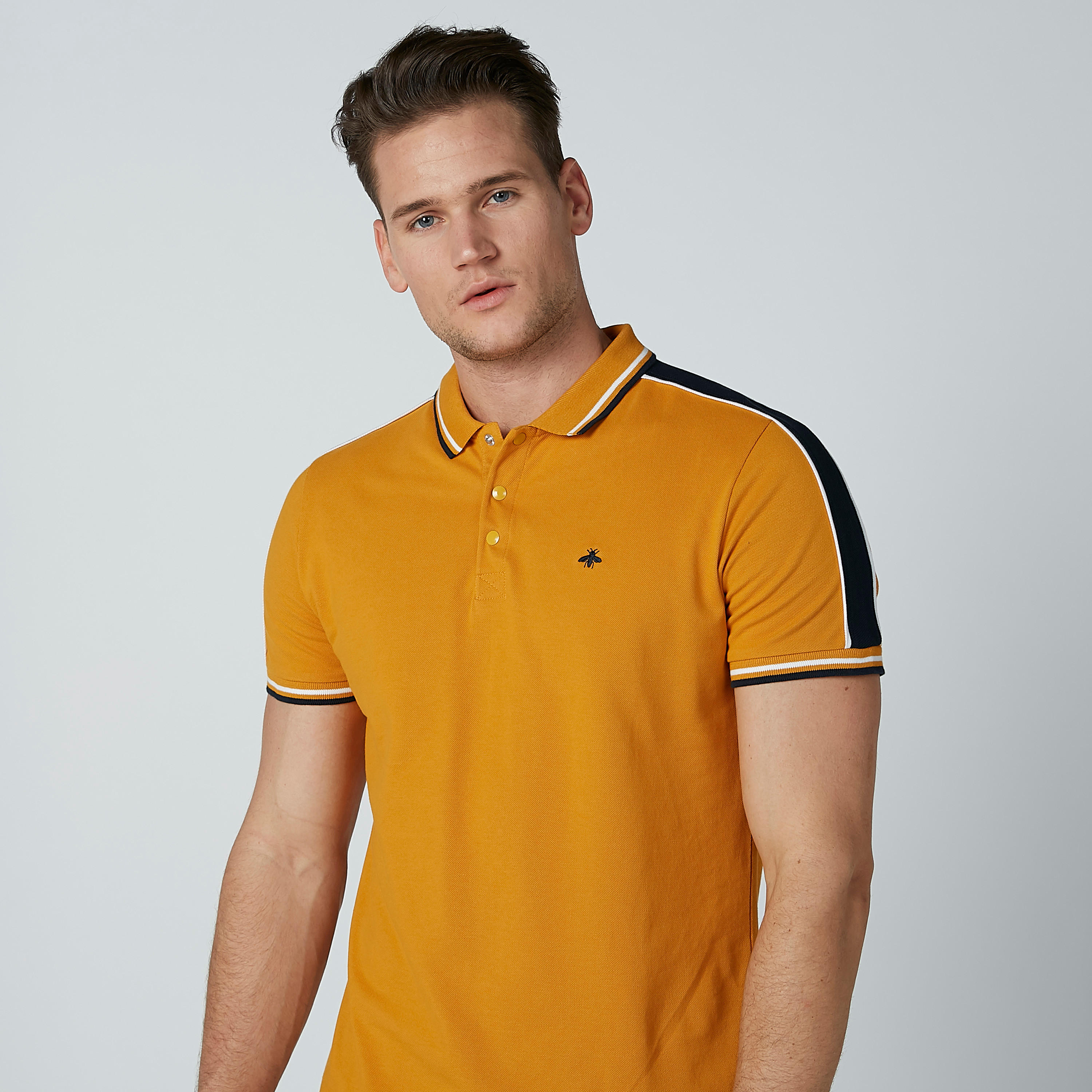 تيشيرت بياقة بولو وأكمام قصيرة-men-clothing-tshirtsandpolos-polos-image-3
