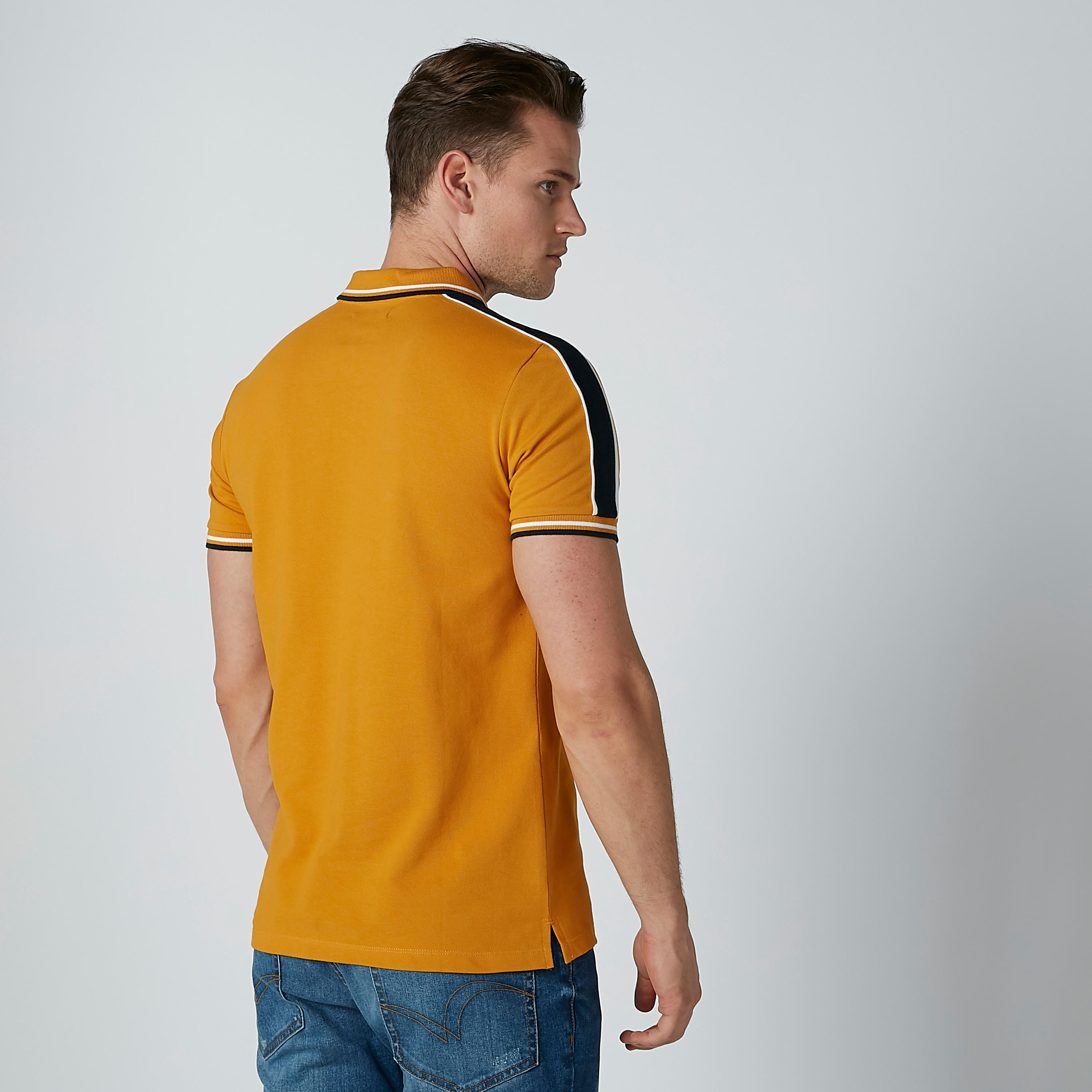 تيشيرت بياقة بولو وأكمام قصيرة-men-clothing-tshirtsandpolos-polos-image-4