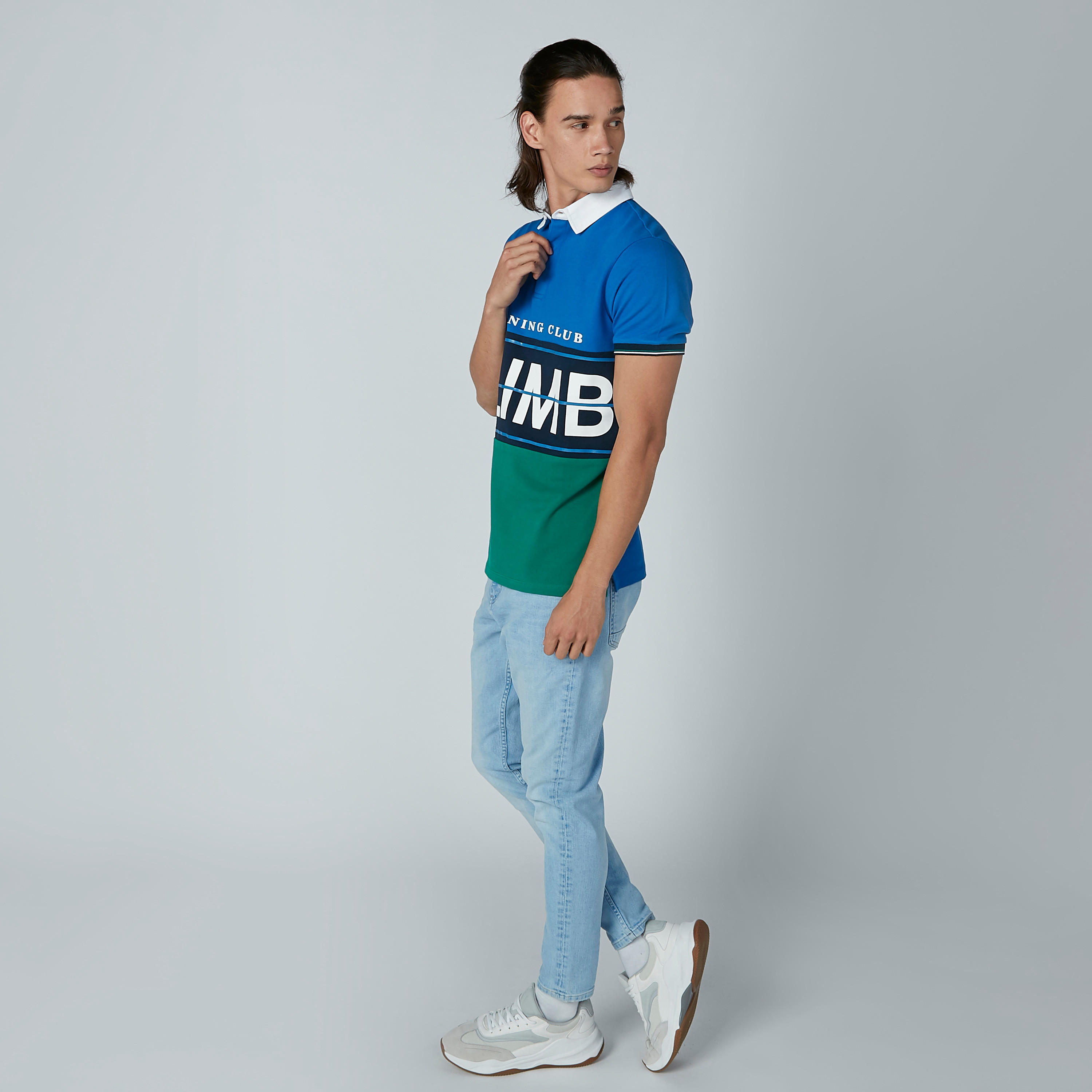 تيشرت بياقة بولو وأكمام قصيرة وطبعات-men-clothing-tshirtsandpolos-polos-image-2