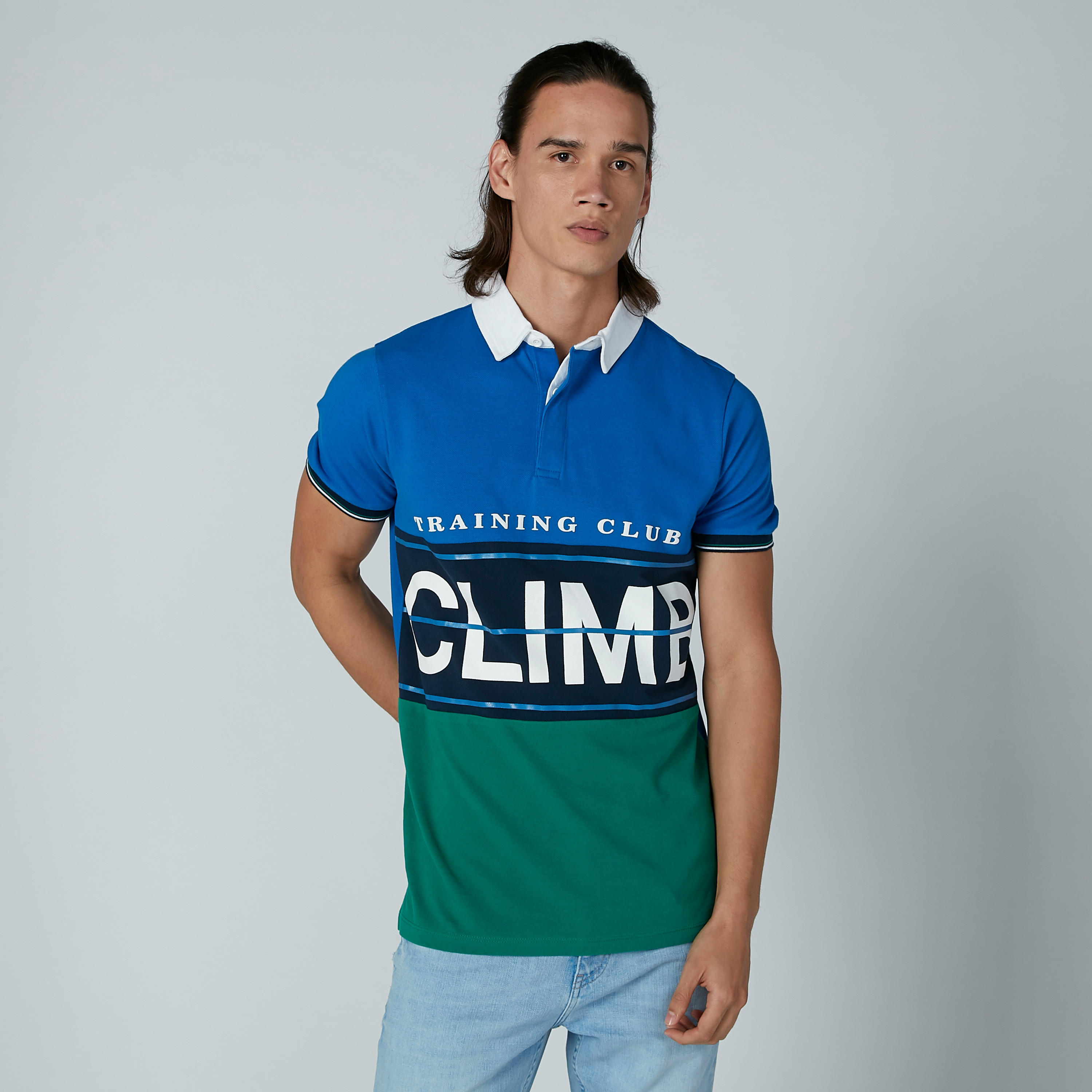 تيشرت بياقة بولو وأكمام قصيرة وطبعات-men-clothing-tshirtsandpolos-polos-image-4