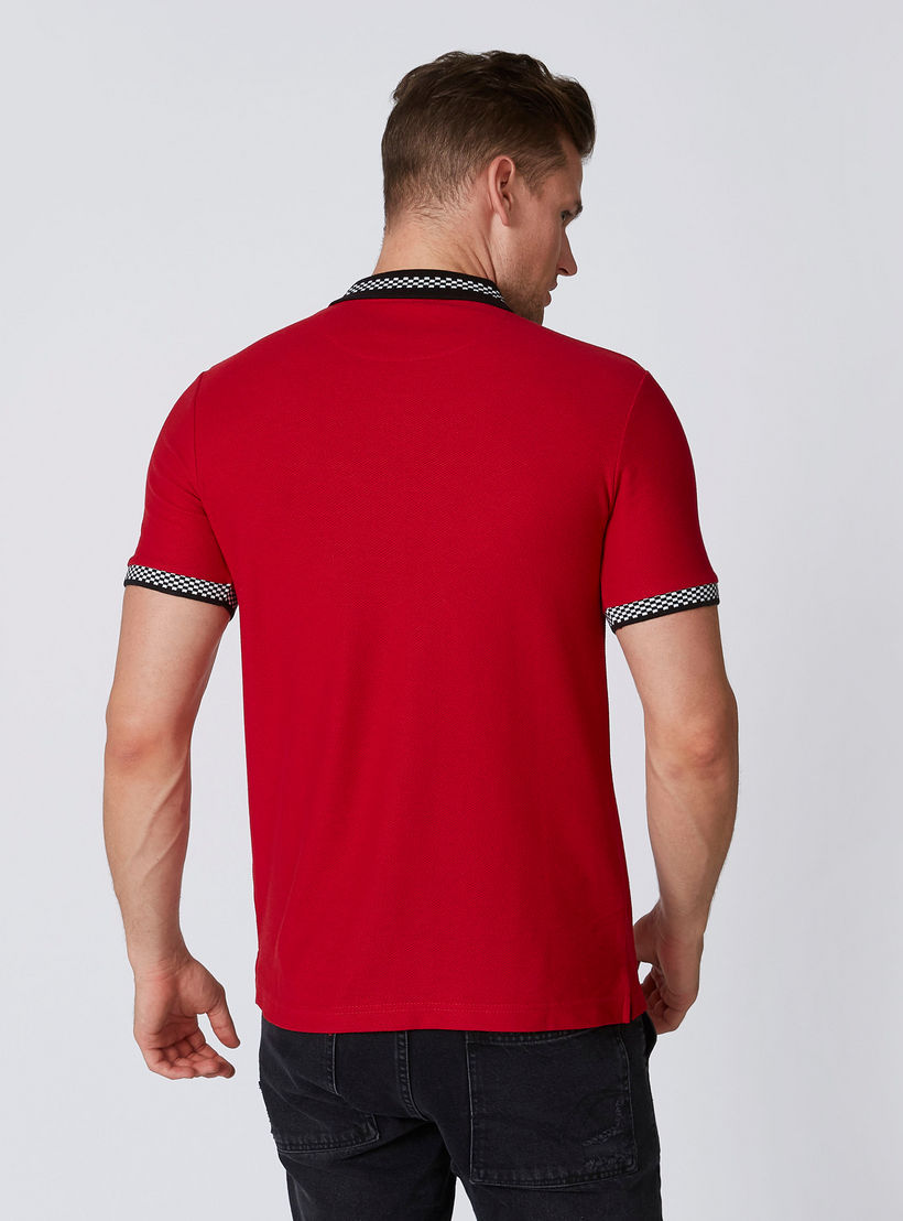 تيشيرت مستدام بولو سليم بتزيينات -men-clothing-tshirtsandpolos-polos-image-2