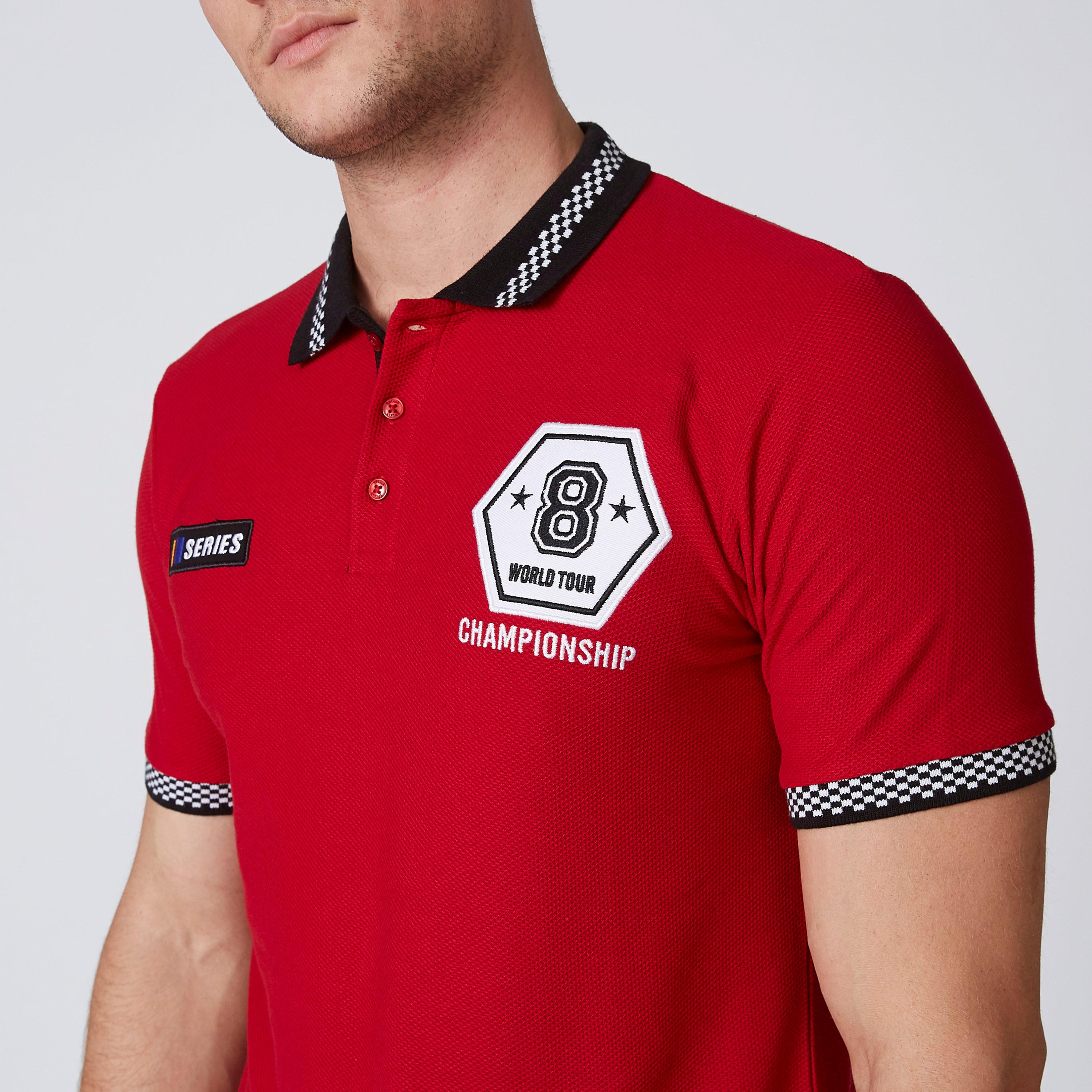 تيشيرت مستدام بولو سليم بتزيينات -men-clothing-tshirtsandpolos-polos-image-3