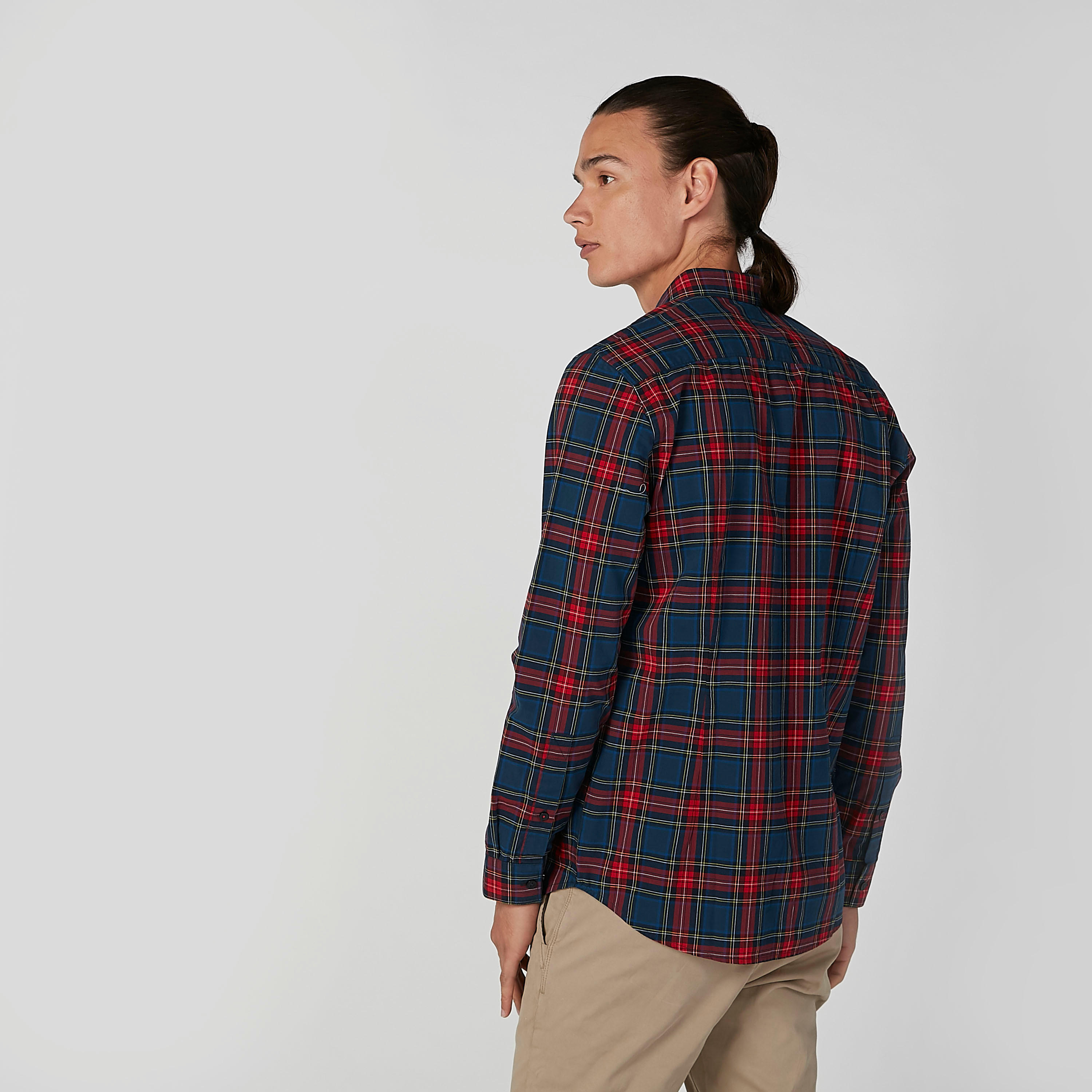 قميص مستدام كاروهات بأكمام طويلة -men-clothing-shirts-image-4