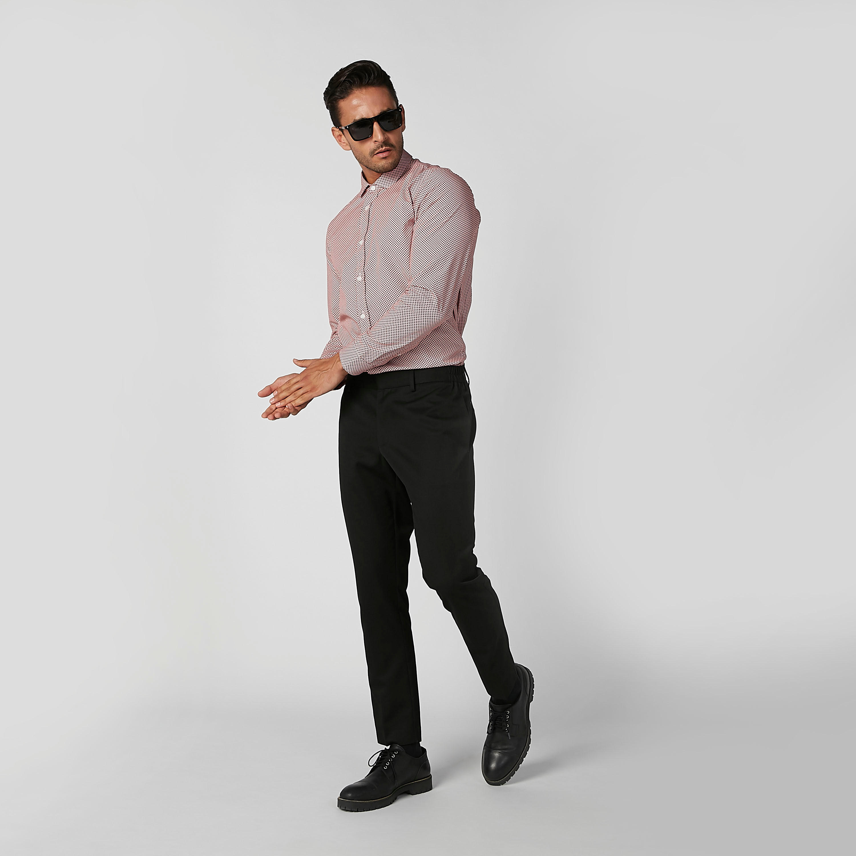 قميص مستدام سليم بأكمام طويلة وطبعات -men-clothing-shirts-image-2