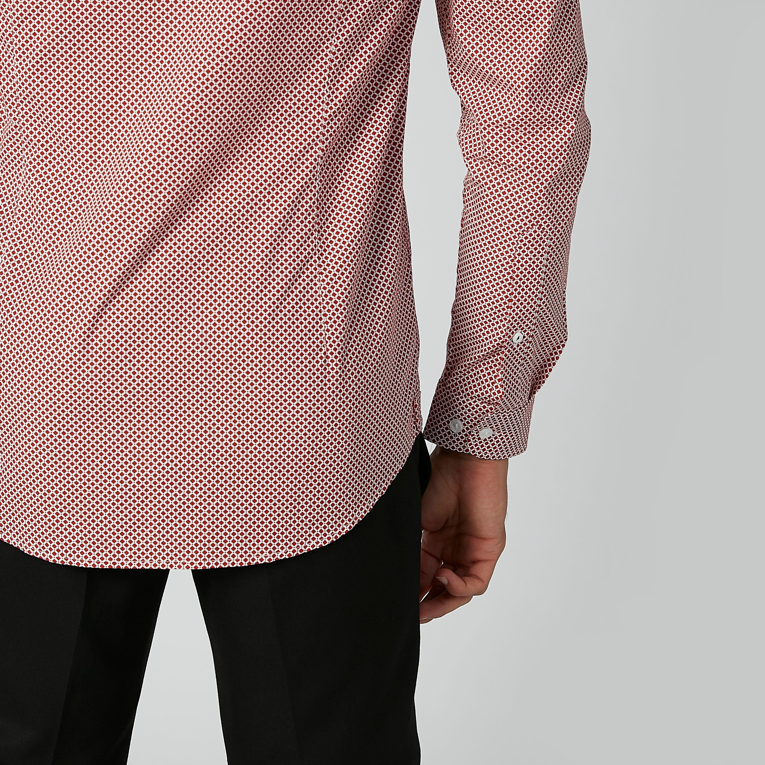قميص مستدام سليم بأكمام طويلة وطبعات -men-clothing-shirts-image-4