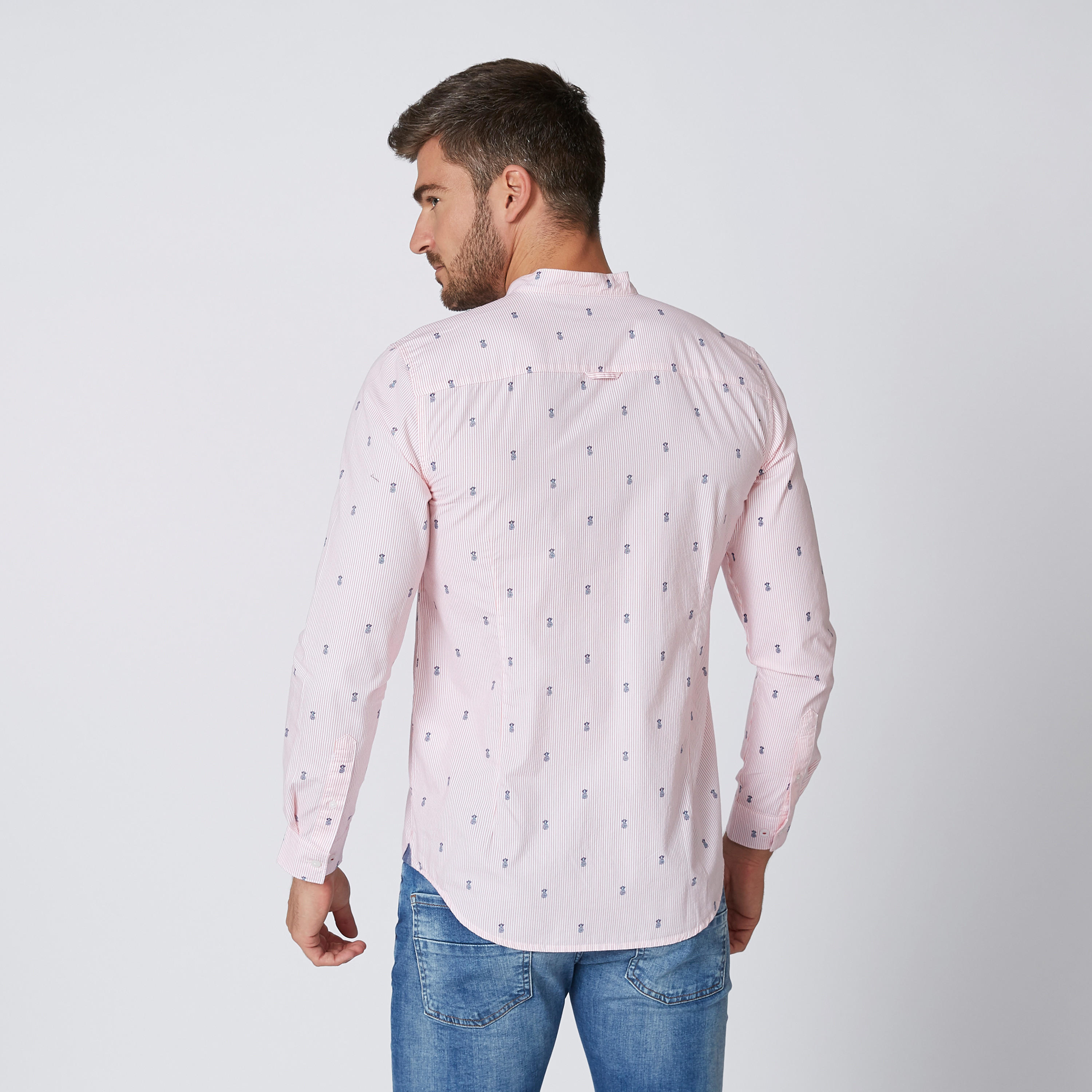 قميص بياقة ماندارين وأكمام طويلة وطبعات-men-clothing-shirts-image-2