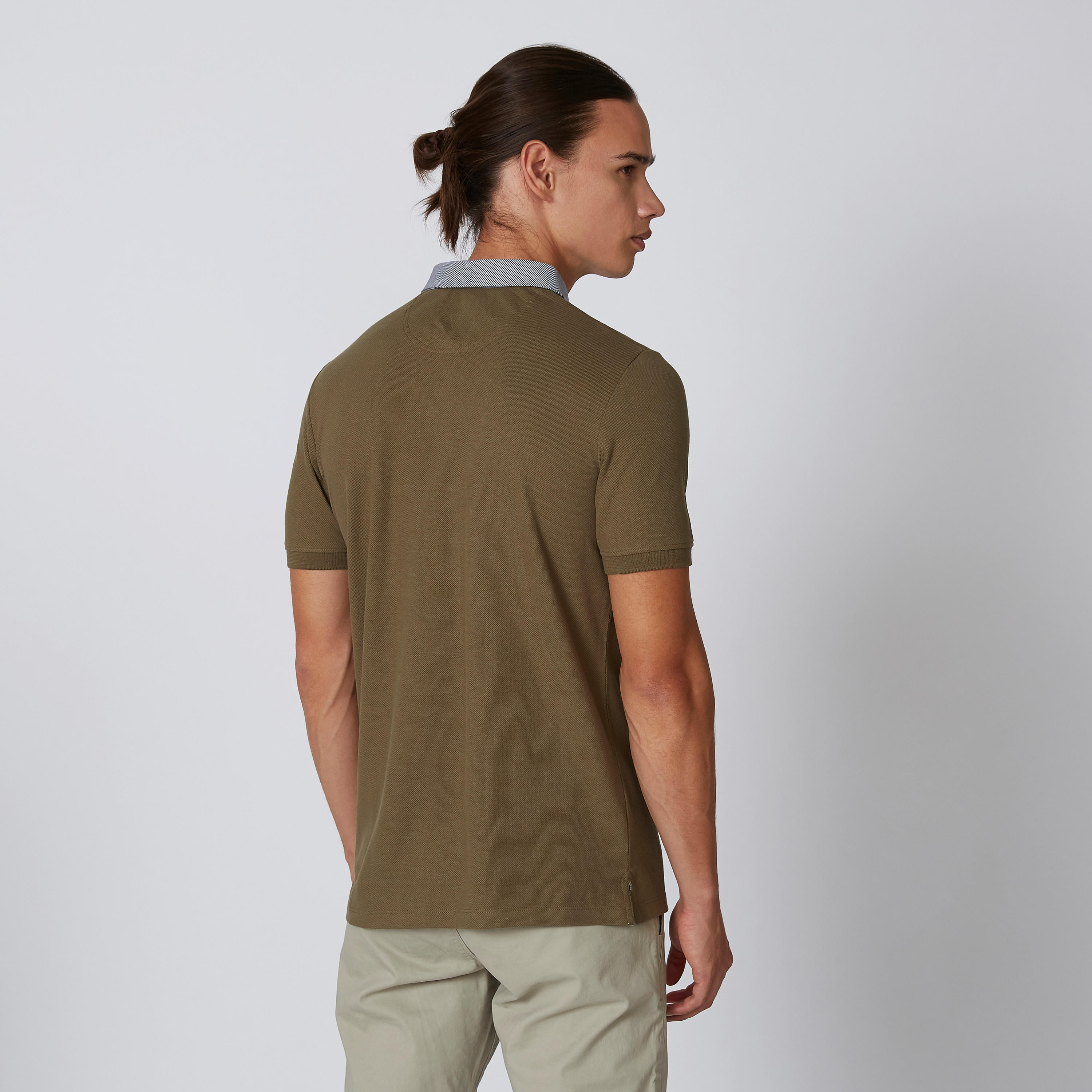 تيشيرت مستدام سادة بولو سليم بأكمام قصيرة -men-clothing-tshirtsandpolos-polos-image-2