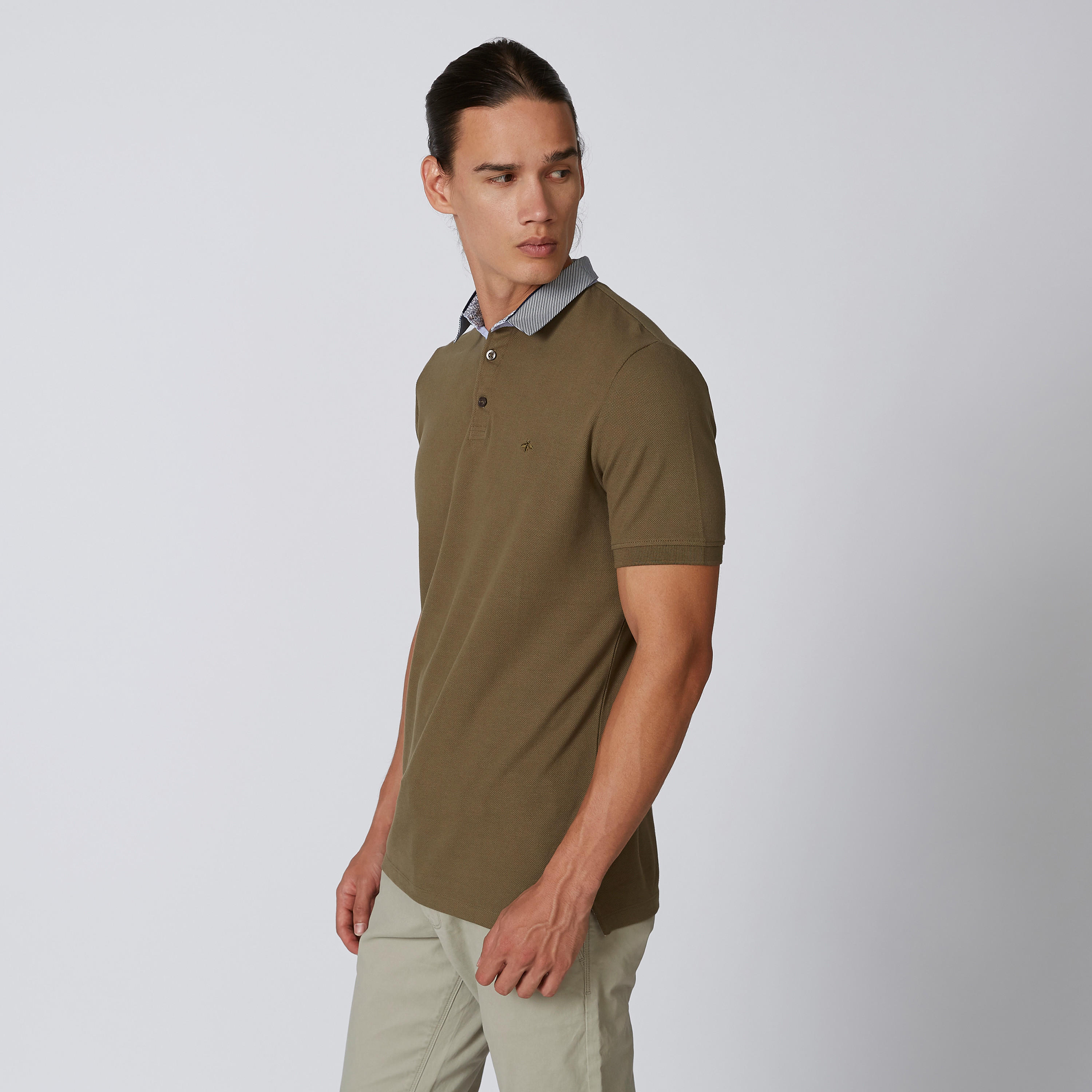 تيشيرت مستدام سادة بولو سليم بأكمام قصيرة -men-clothing-tshirtsandpolos-polos-image-4