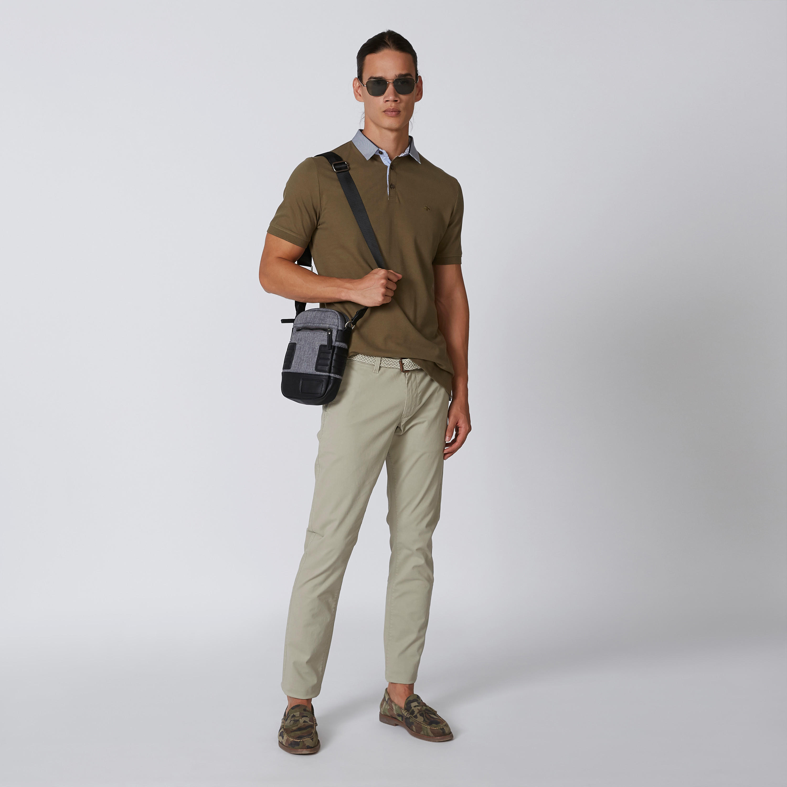تيشيرت مستدام سادة بولو سليم بأكمام قصيرة -men-clothing-tshirtsandpolos-polos-image-5