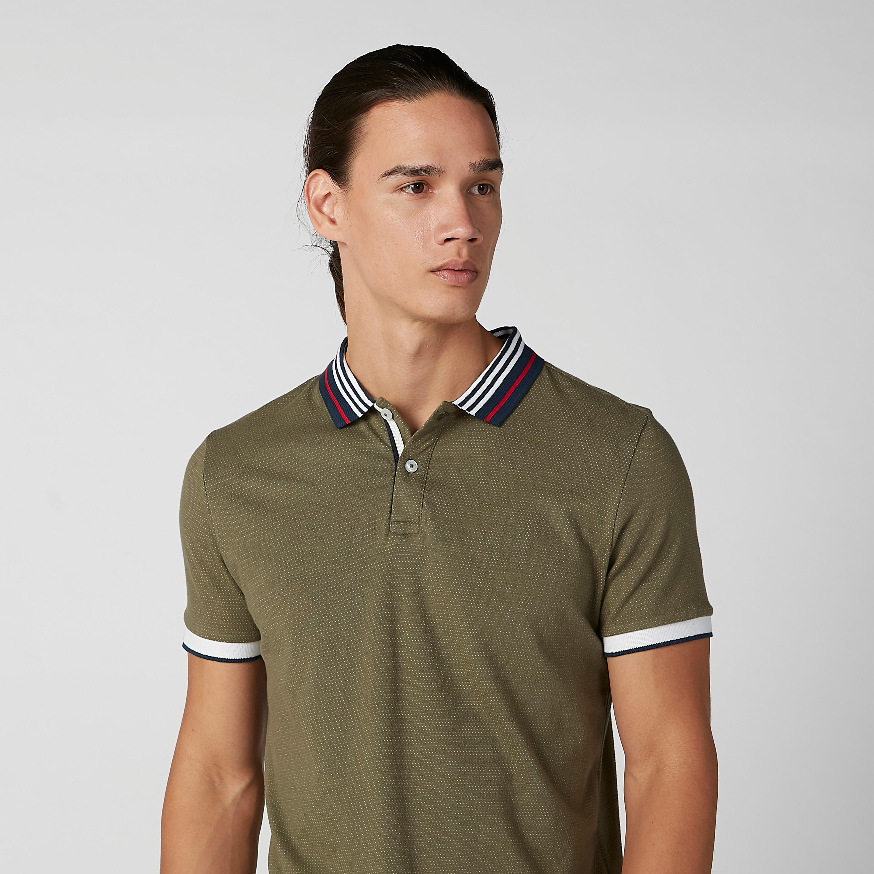 تيشيرت مستدام بولو سليم بارز الملمس  -men-clothing-tshirtsandpolos-polos-image-10