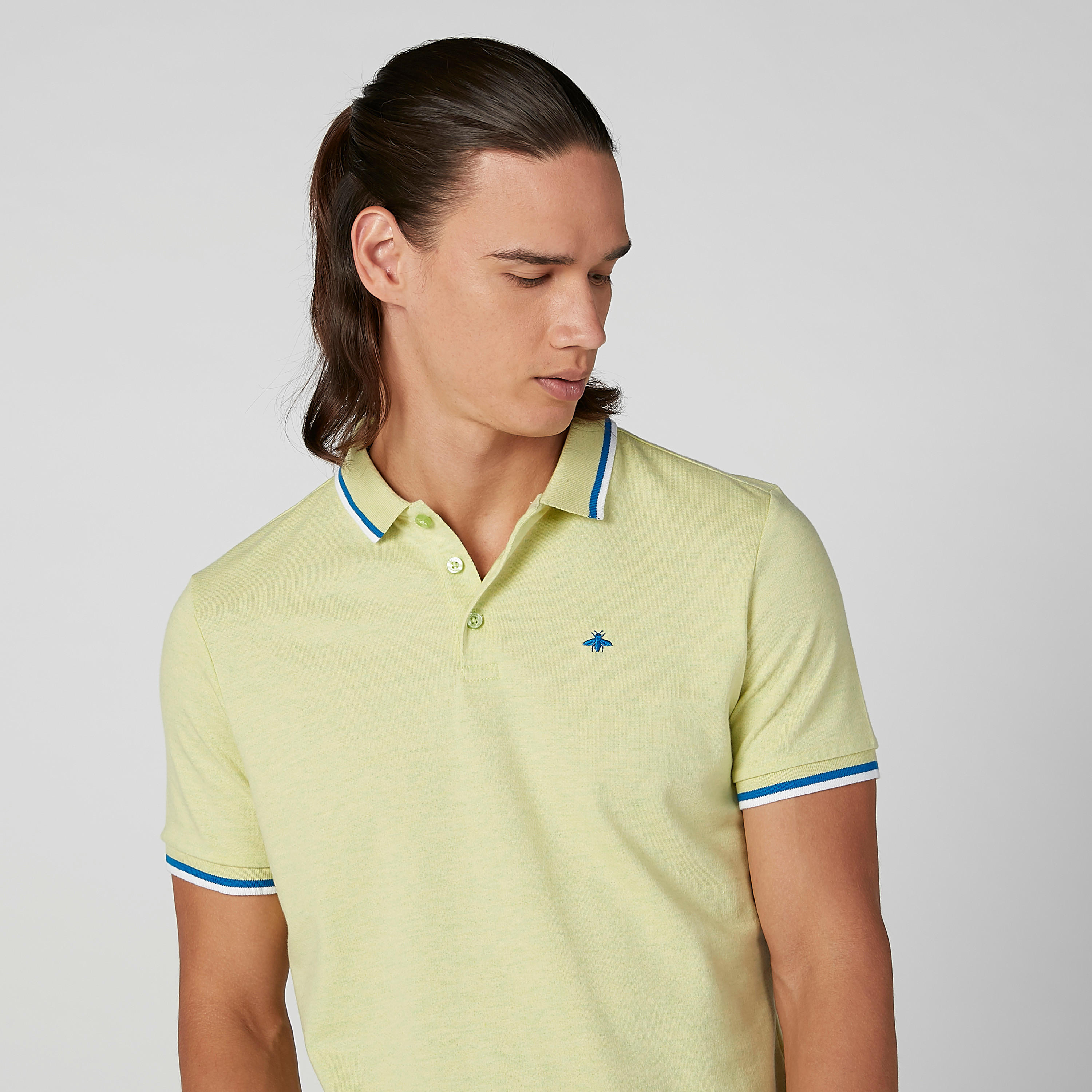 تيشيرت مستدام بقصّة سليم وياقة بولو -men-clothing-tshirtsandpolos-polos-image-5