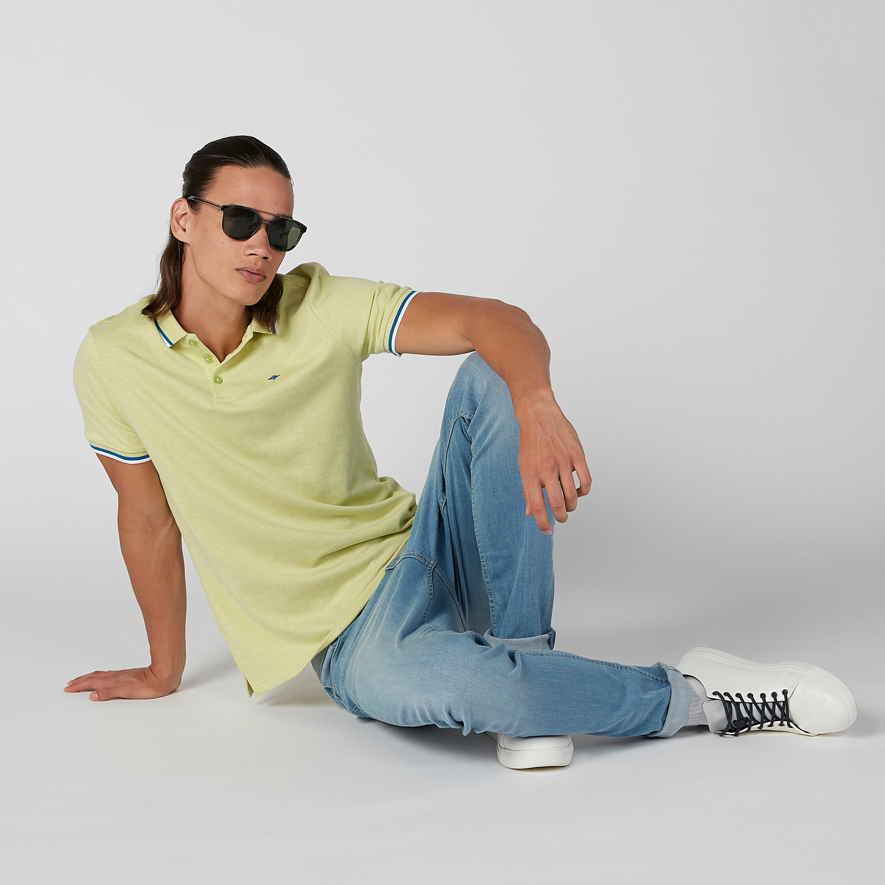 تيشيرت مستدام بقصّة سليم وياقة بولو -men-clothing-tshirtsandpolos-polos-image-6