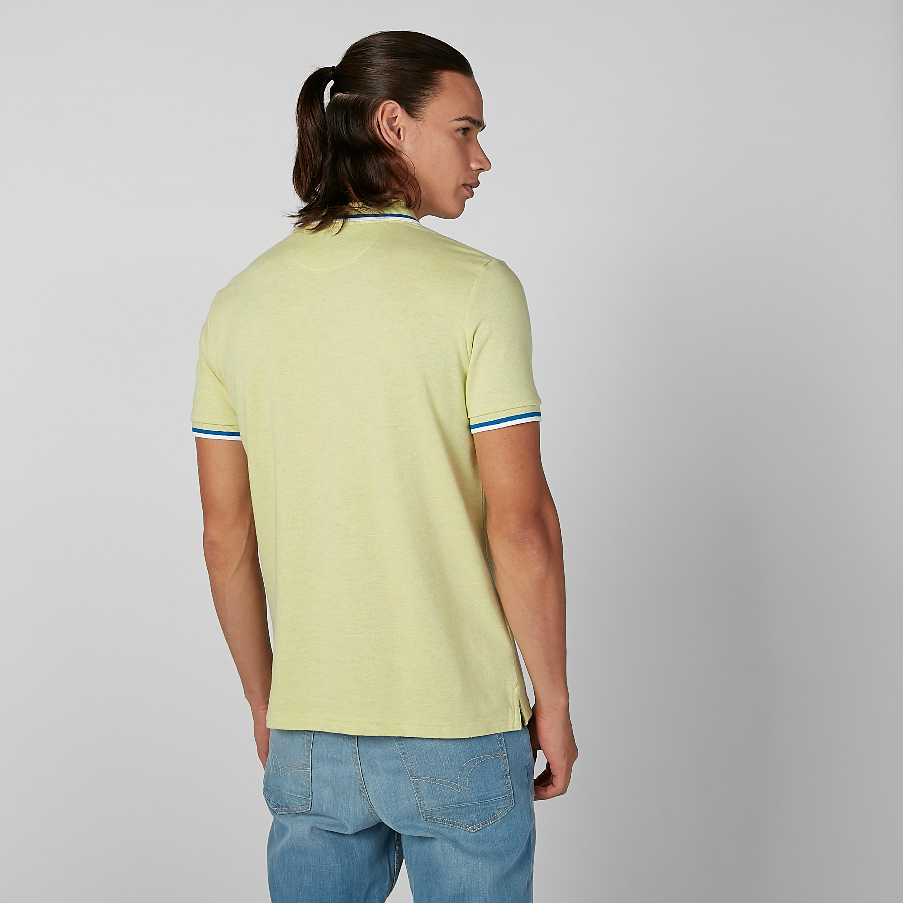 تيشيرت مستدام بقصّة سليم وياقة بولو -men-clothing-tshirtsandpolos-polos-image-7