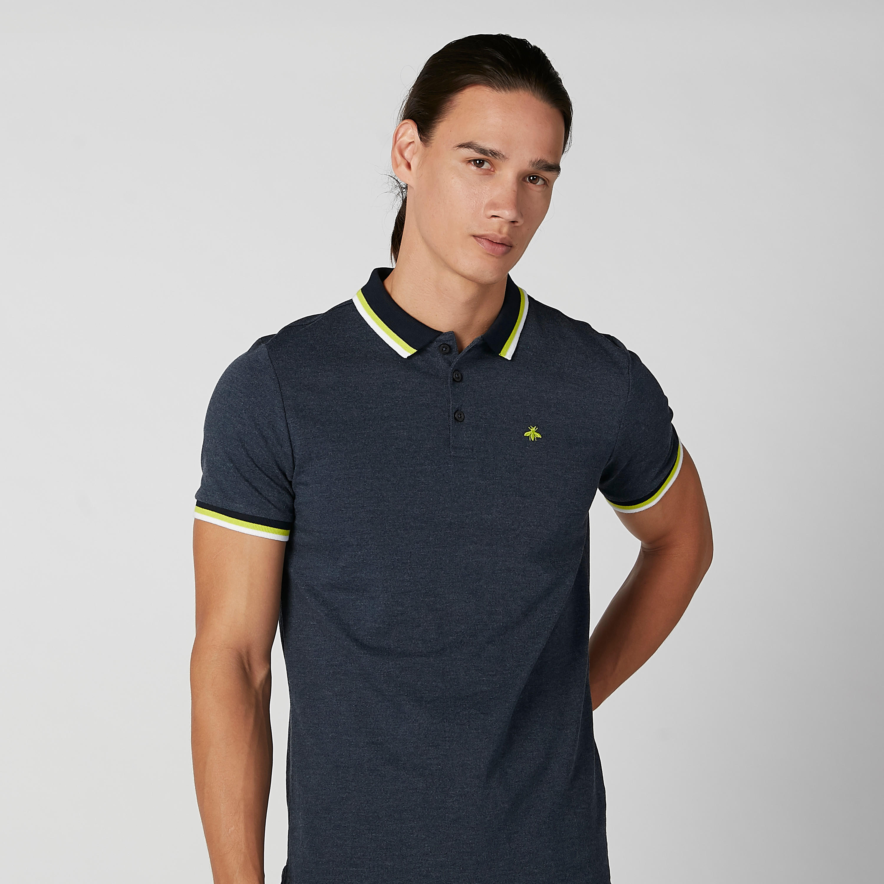 تيشيرت مستدام بقصّة سليم وياقة بولو -men-clothing-tshirtsandpolos-polos-image-14