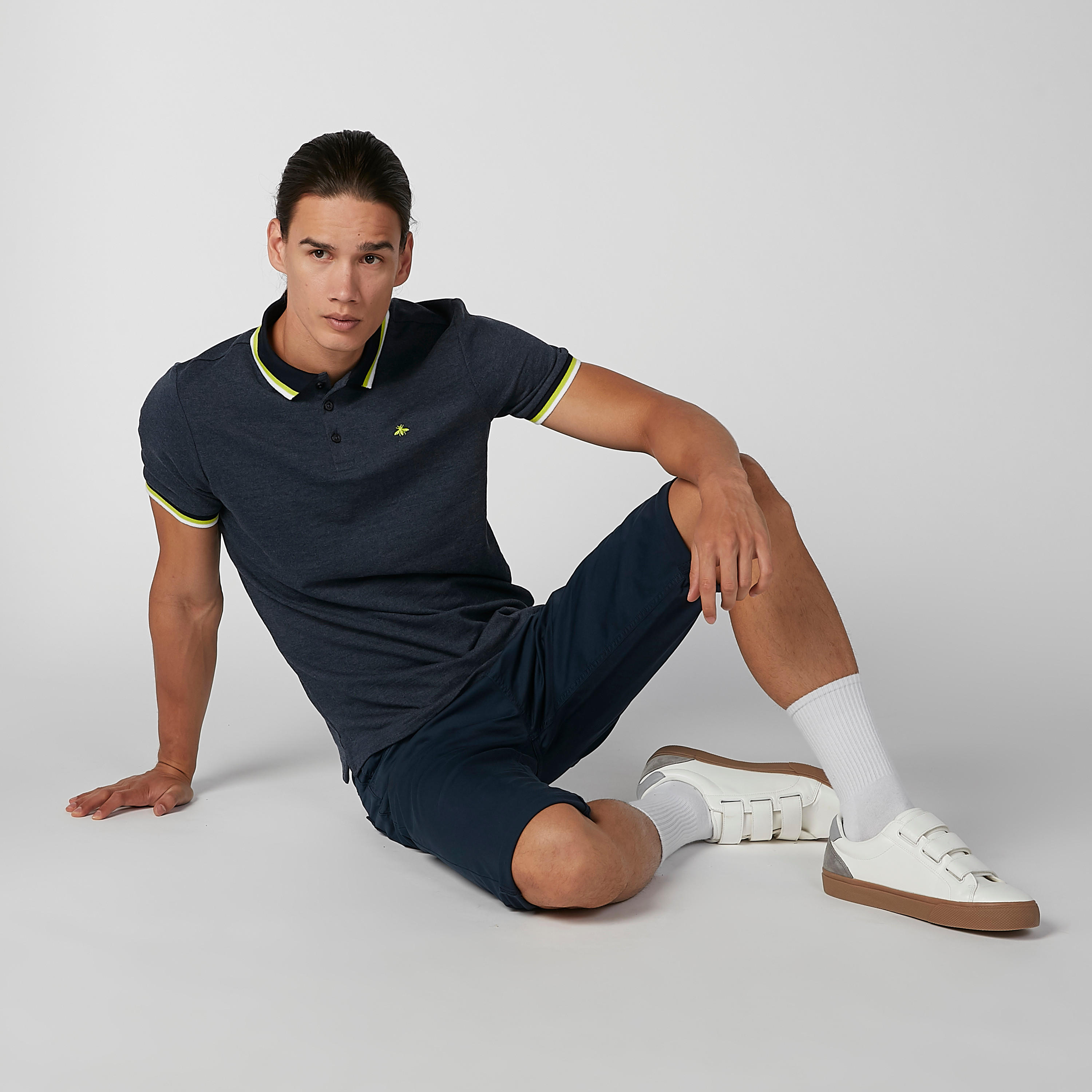 تيشيرت مستدام بقصّة سليم وياقة بولو -men-clothing-tshirtsandpolos-polos-image-13