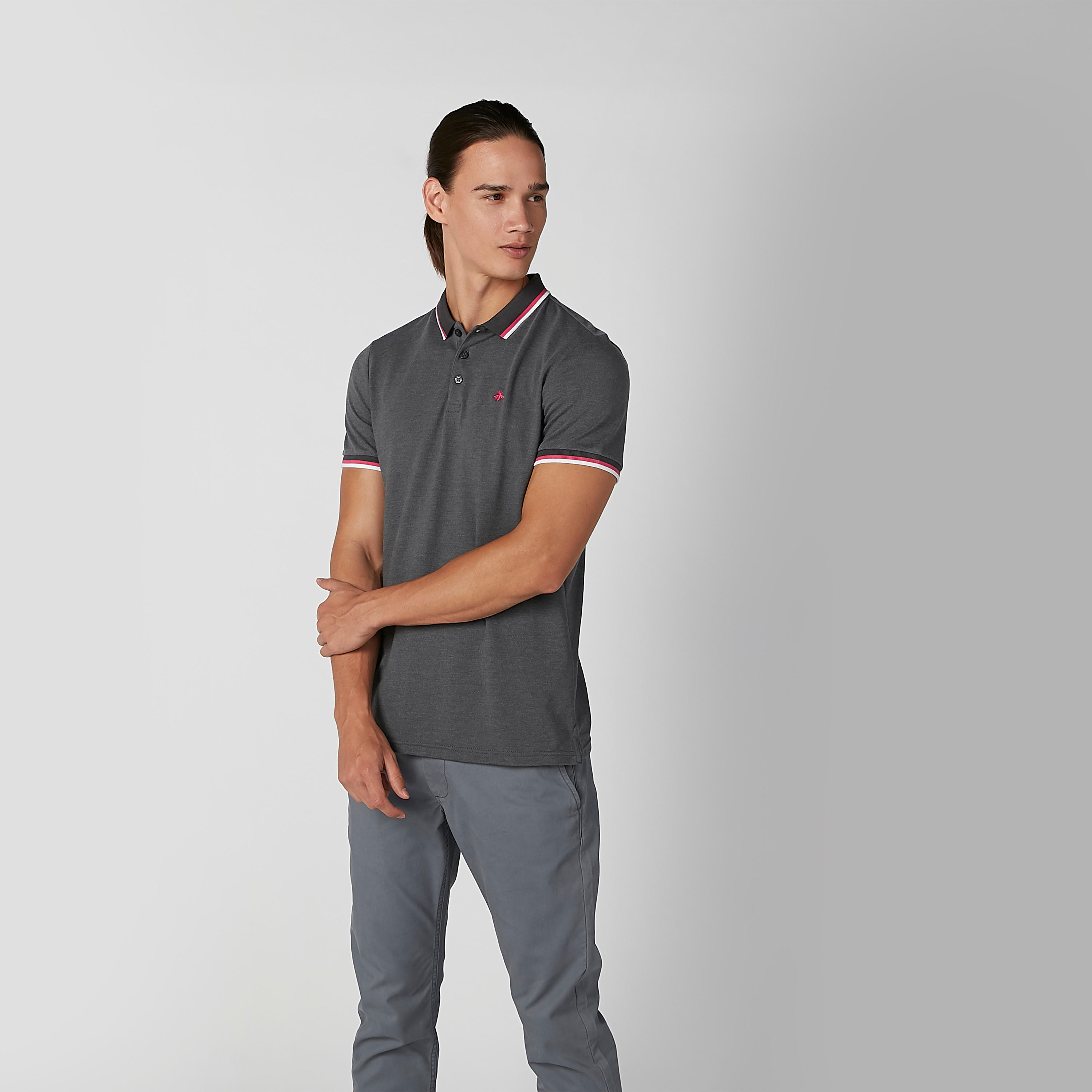 تيشيرت مستدام بقصّة سليم وياقة بولو -men-clothing-tshirtsandpolos-polos-image-16