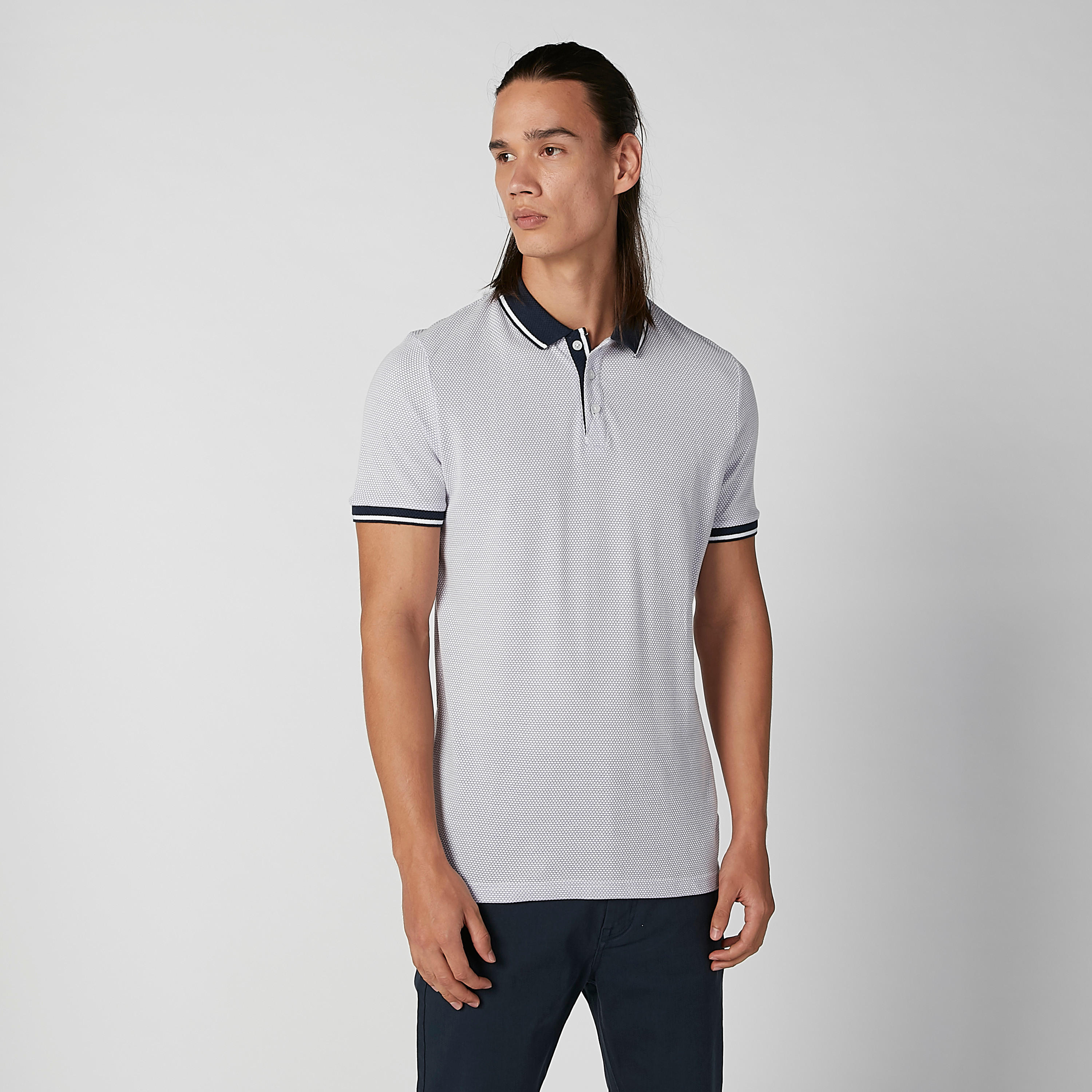 تيشيرت مستدام بولو سليم فيت -men-clothing-tshirtsandpolos-polos-image-1