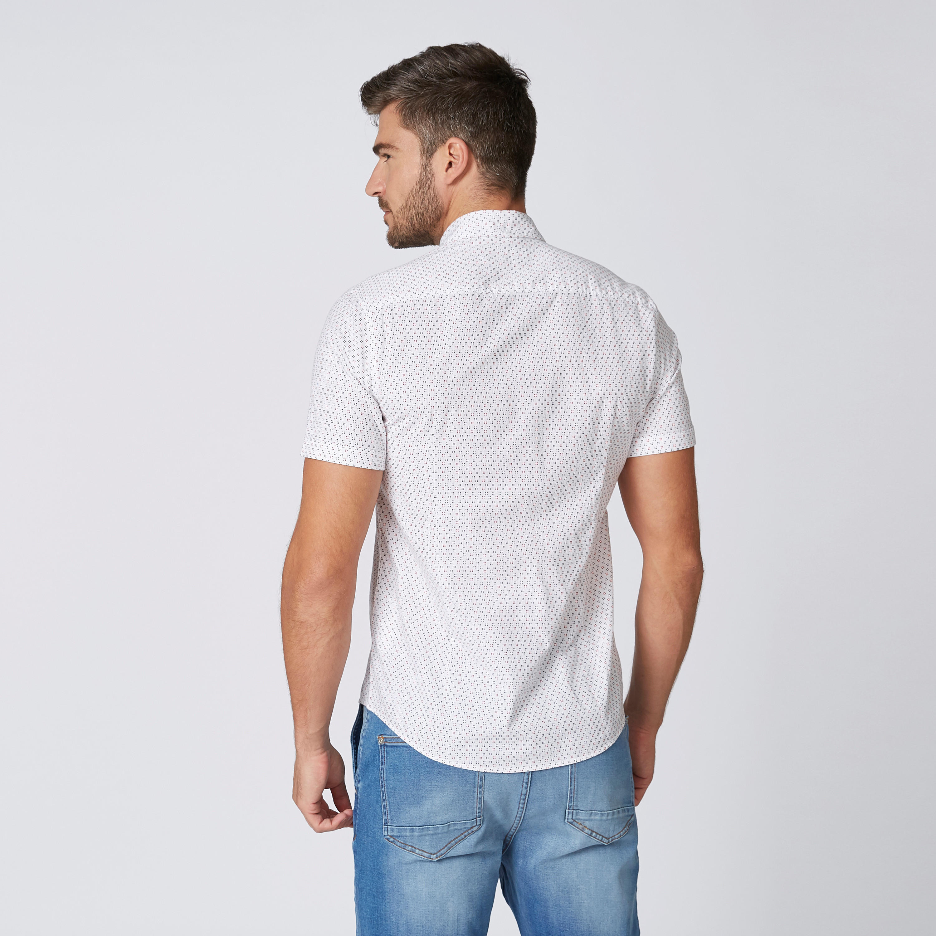 قميص مستدام سليم بأكمام قصيرة وطبعات-men-clothing-shirts-image-3