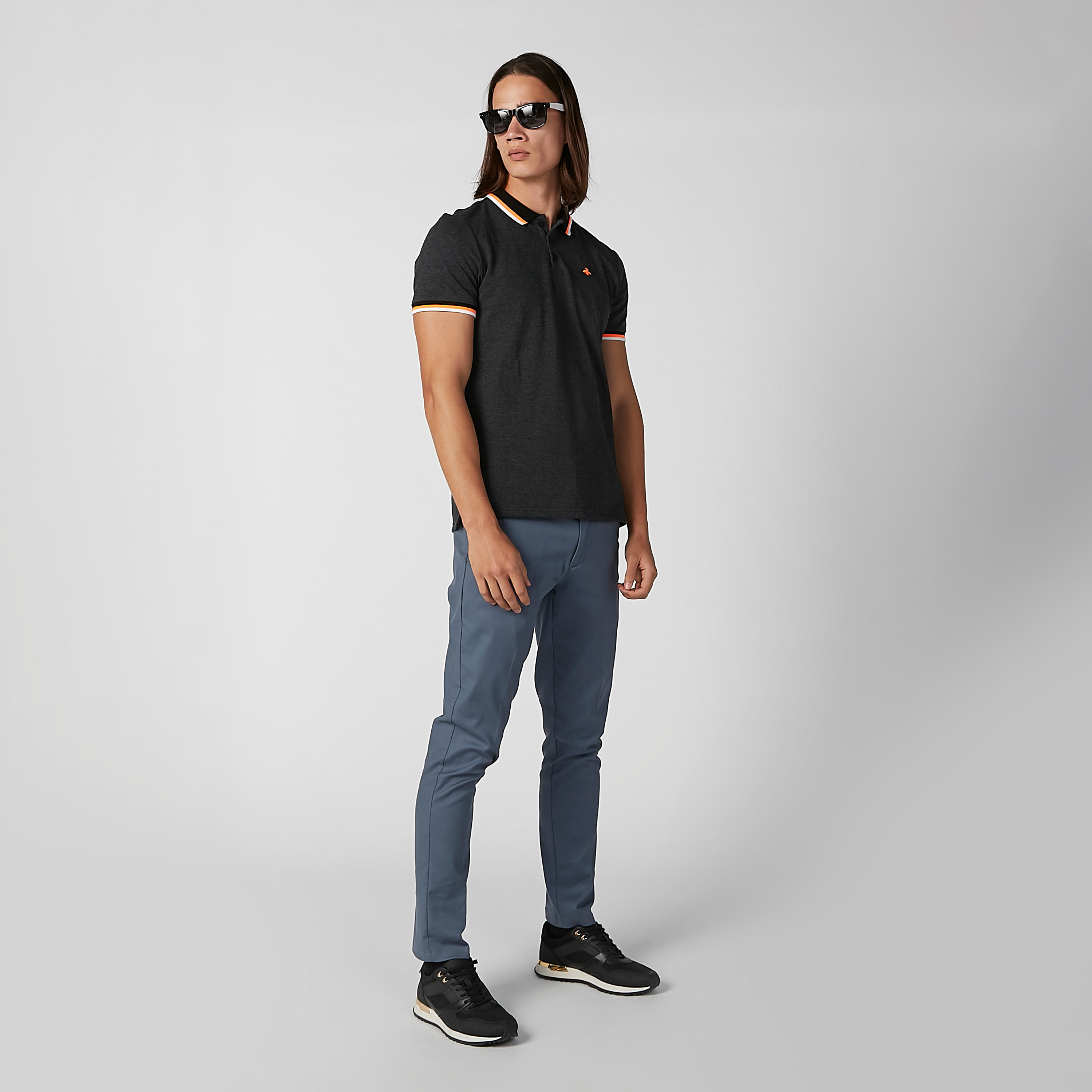 تيشيرت مستدام بقصّة سليم وياقة بولو -men-clothing-tshirtsandpolos-polos-image-1