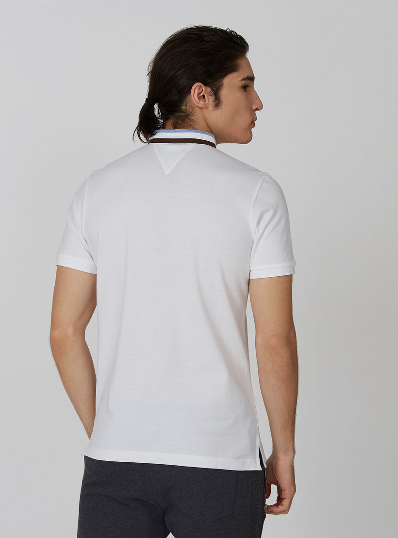 تي شيرت سادة بياقة ماندارين وأكمام قصيرة-men-clothing-tshirtsandpolos-polos-image-4