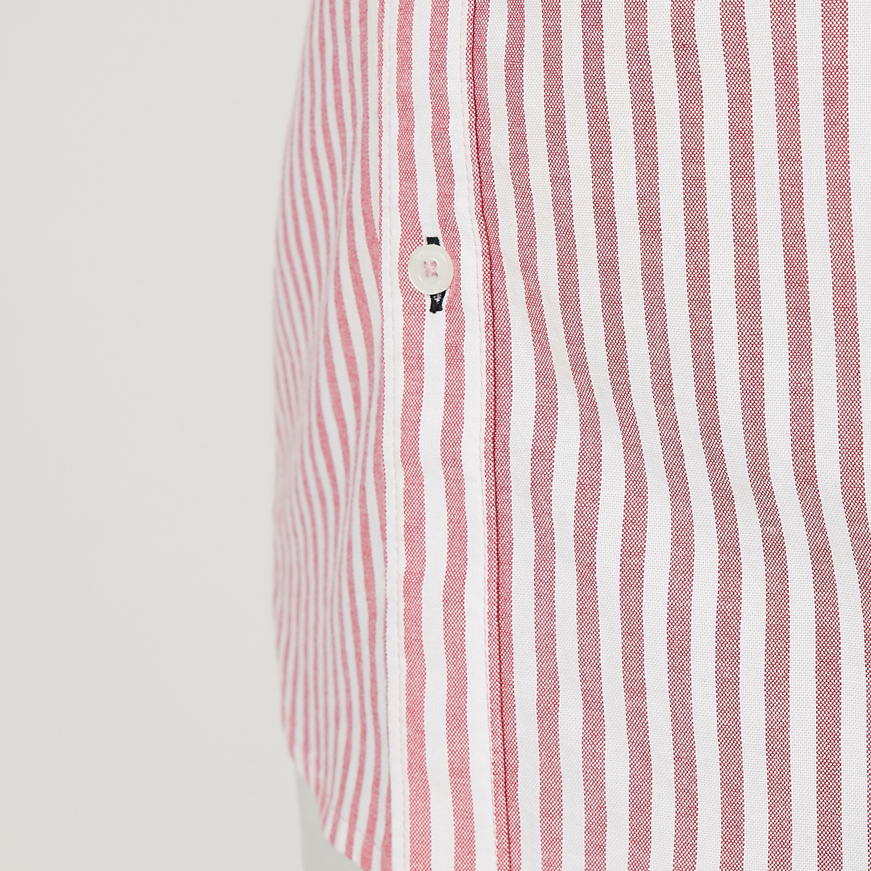 قميص مستدام سليم مخطط بأكمام طويلة وياقة عادية -men-clothing-shirts-image-3