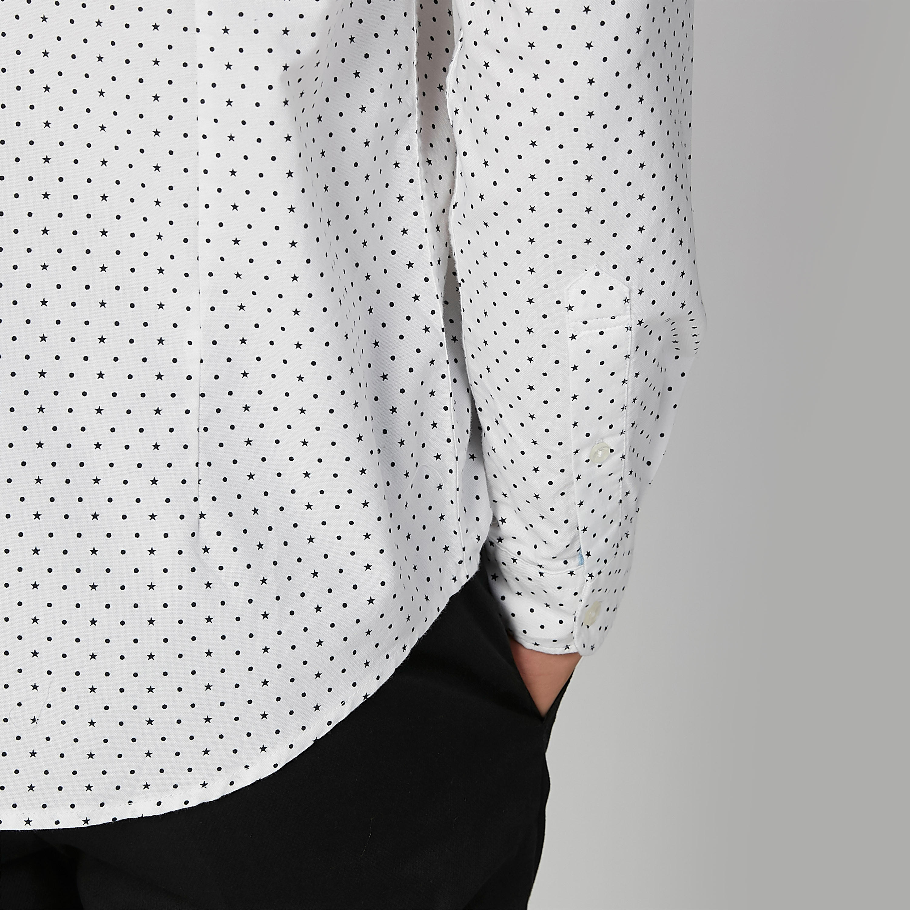 قميص بأكمام طويلة وياقة بأزرار وطبعات-men-clothing-shirts-image-2