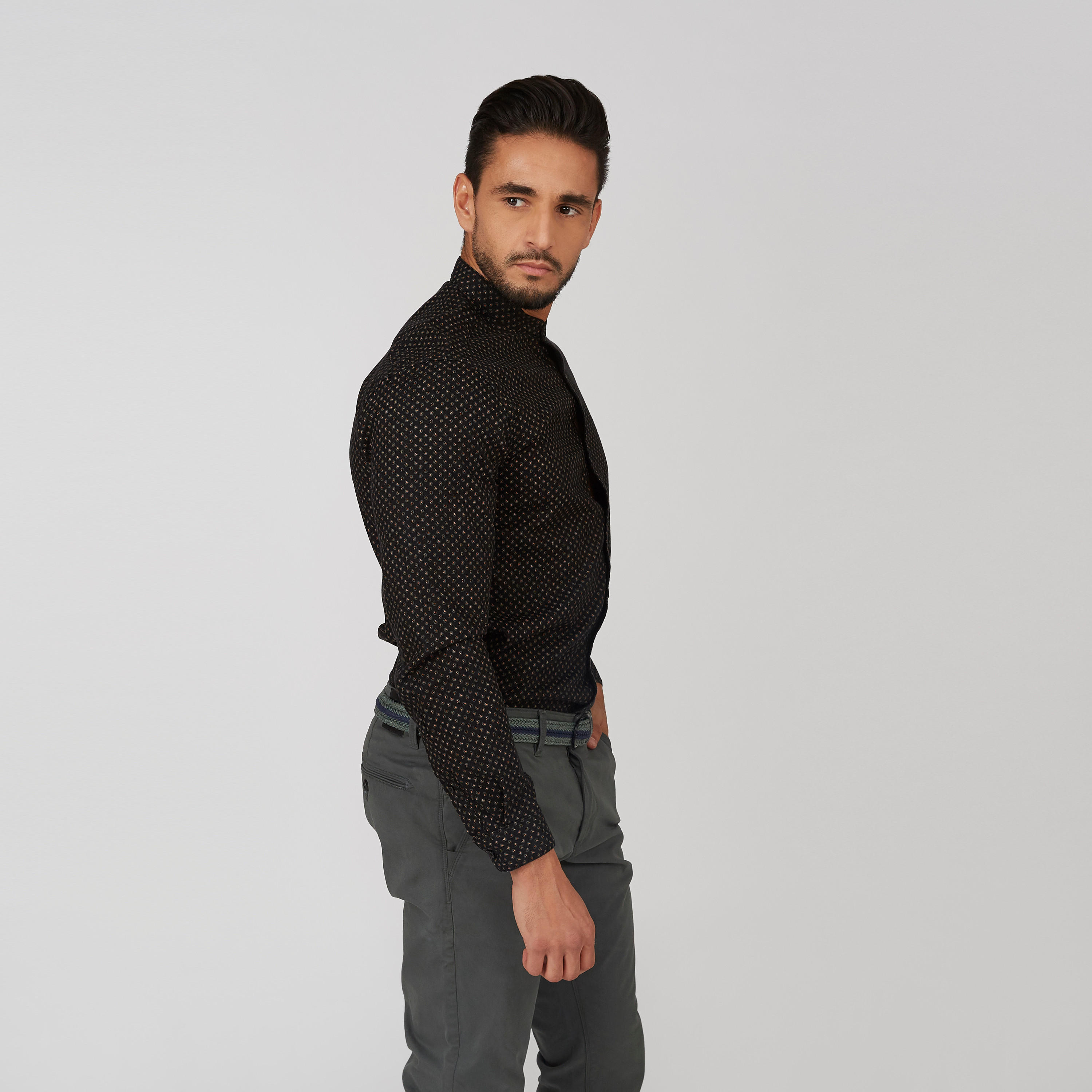 قميص مستدام سليم بأكمام طويلة وطبعات -men-clothing-shirts-image-4