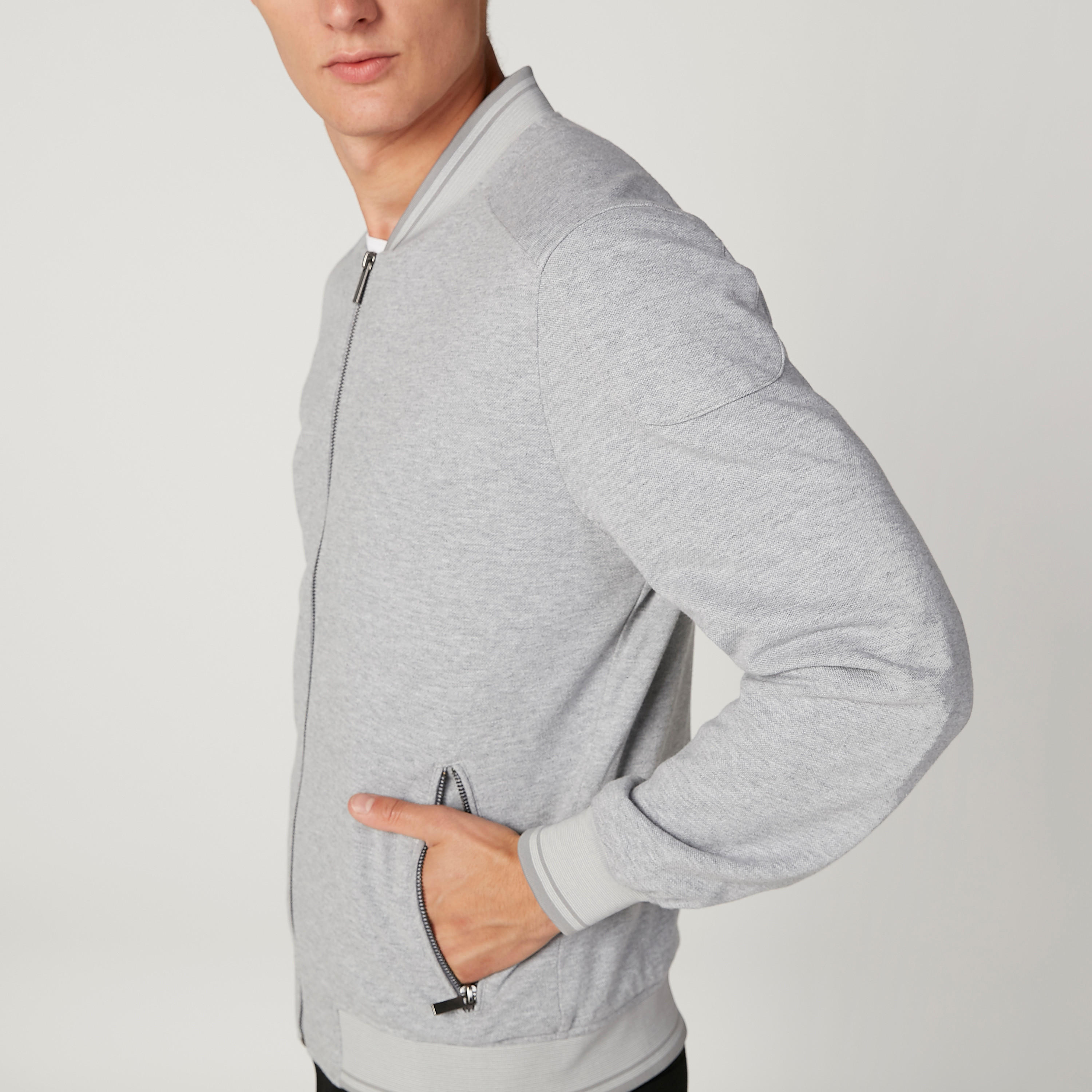 جاكيت بومبر مستدام سادة بجيوب -men-clothing-jacketsandblazers-jackets-image-3