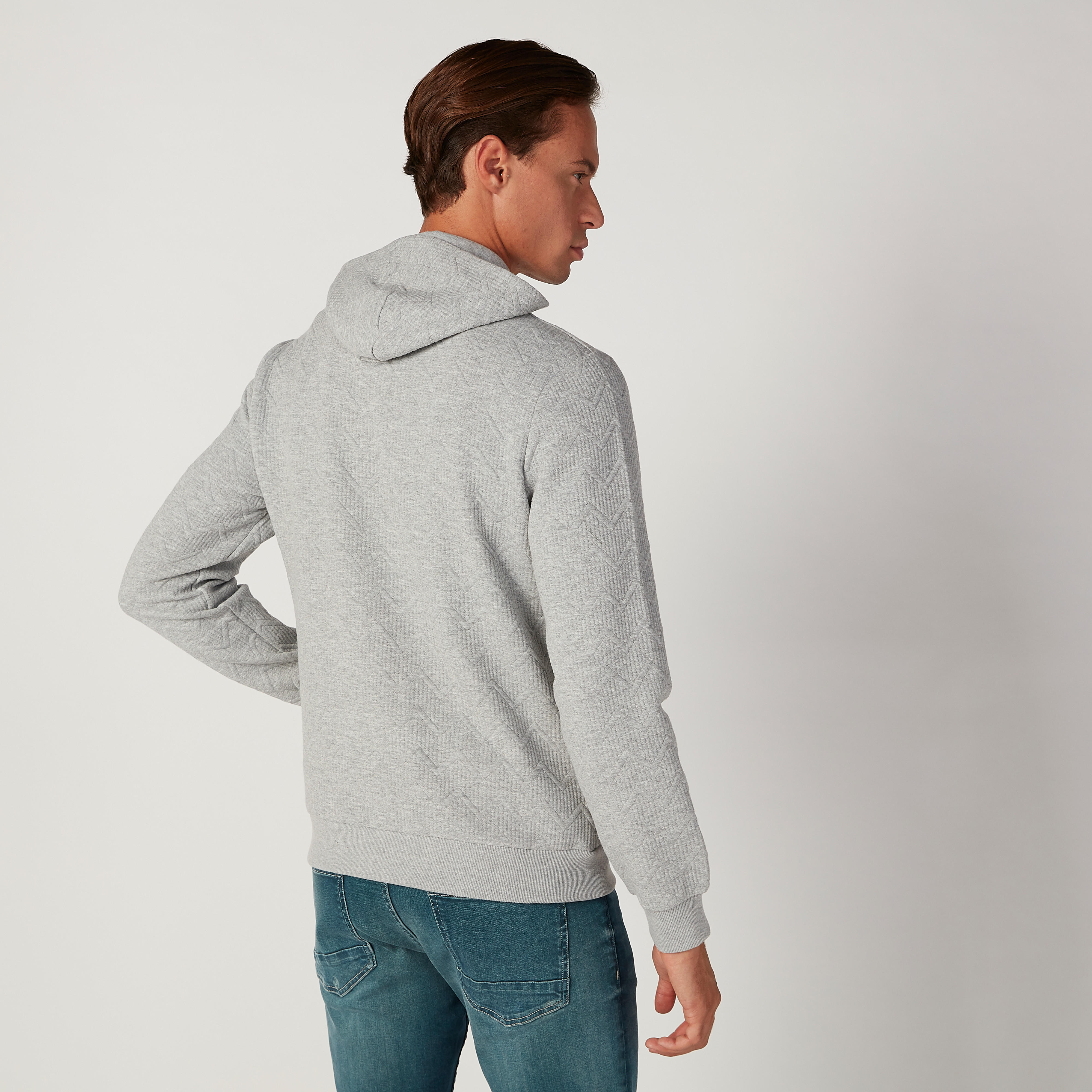 سويت شيرت سليم بارز الملمس بقبّعة وسحّاب إغلاق-men-winterwear-hoodiesandsweatshirts-image-4