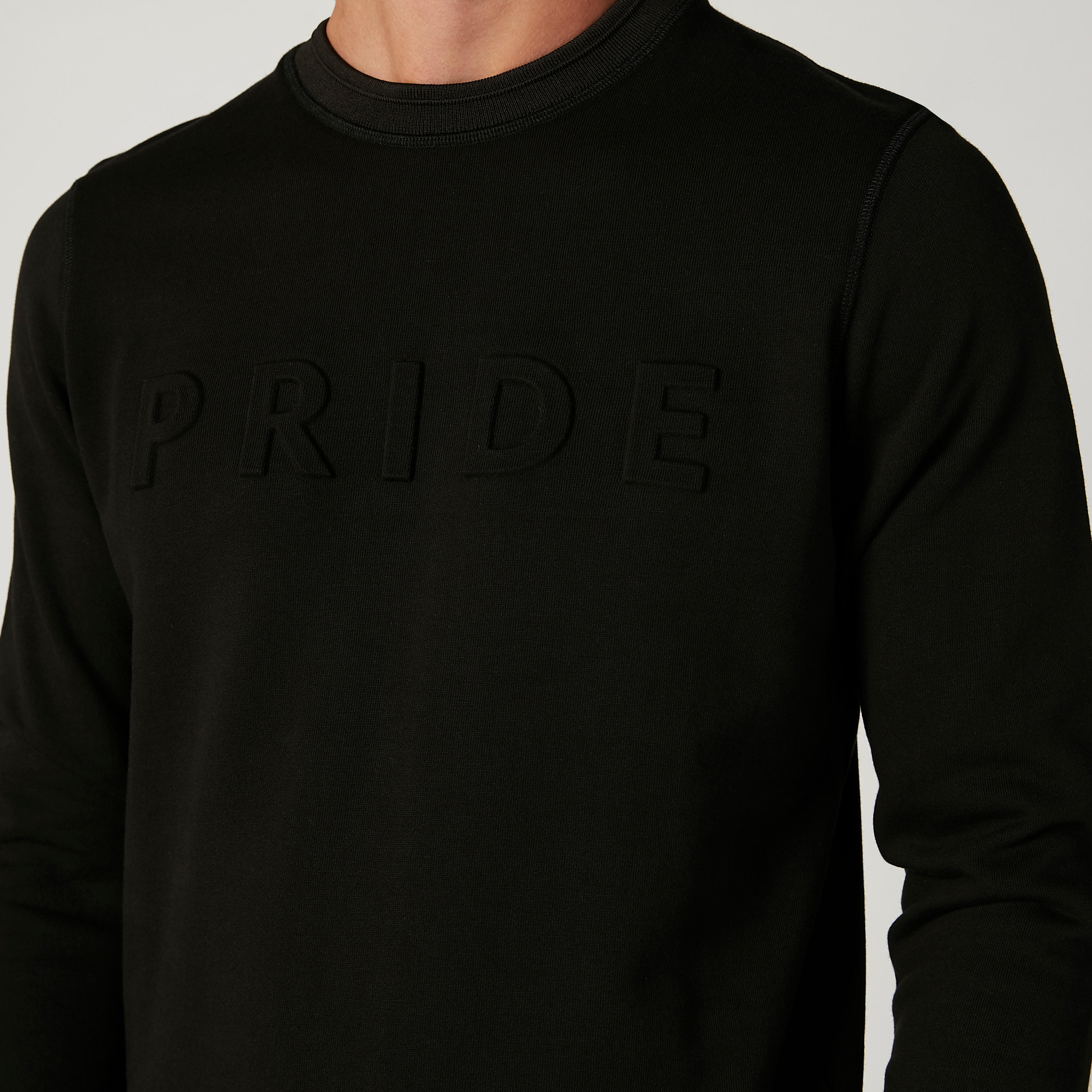 سويت شيرت مستدام سليم بارز الملمس بأكمام طويلة -men-winterwear-hoodiesandsweatshirts-image-2