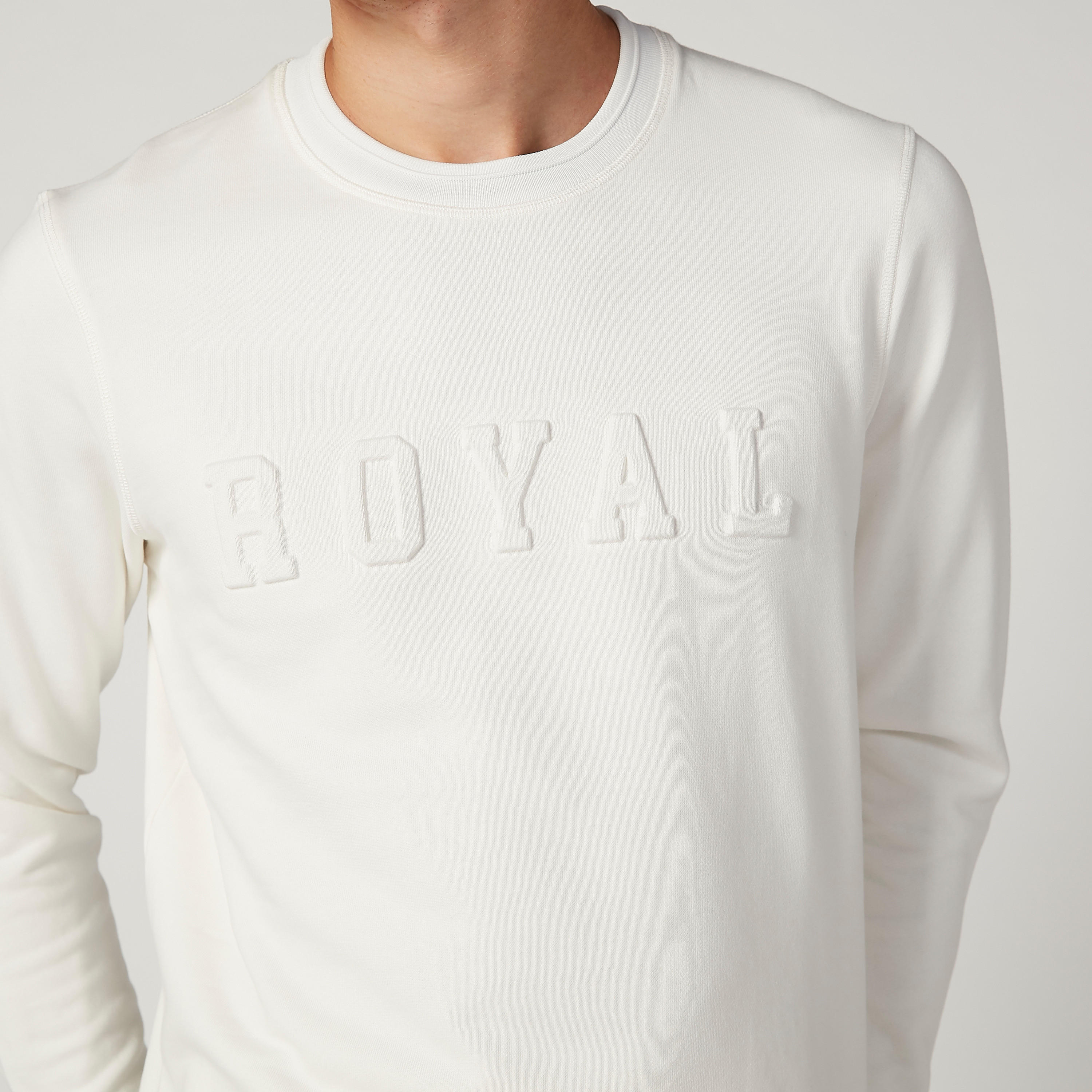Sustainable Embossed Detail Sweatshirt with Long Sleeves-men-winterwear-hoodiesandsweatshirts-image-3